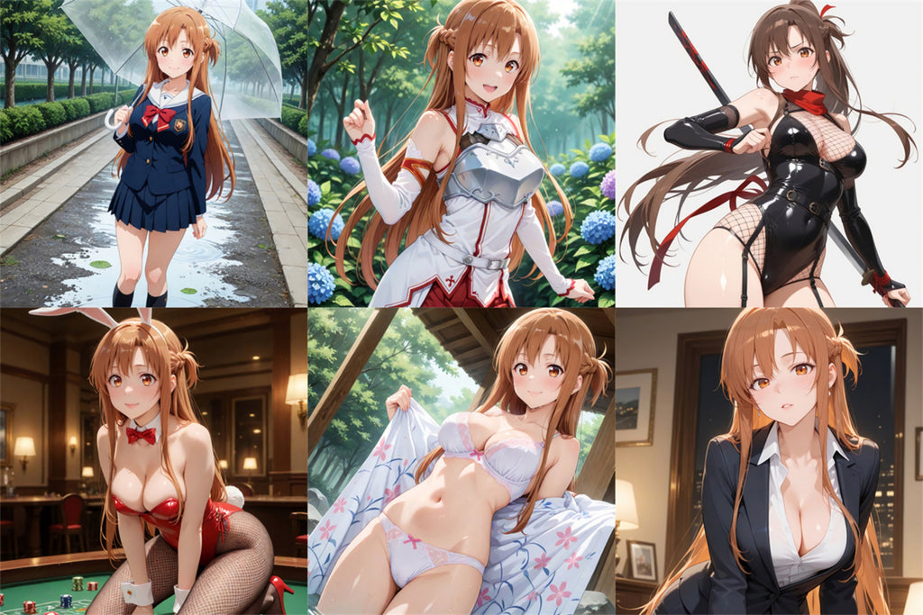 Asuna - Anime Inflatable Dice Fan-Art Edition