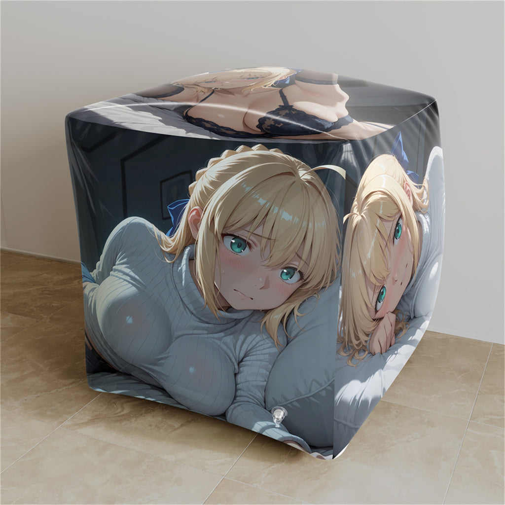 Saber (Sweater & Underwear Ver.) - Anime Inflatable Dice Fan-Art Edition