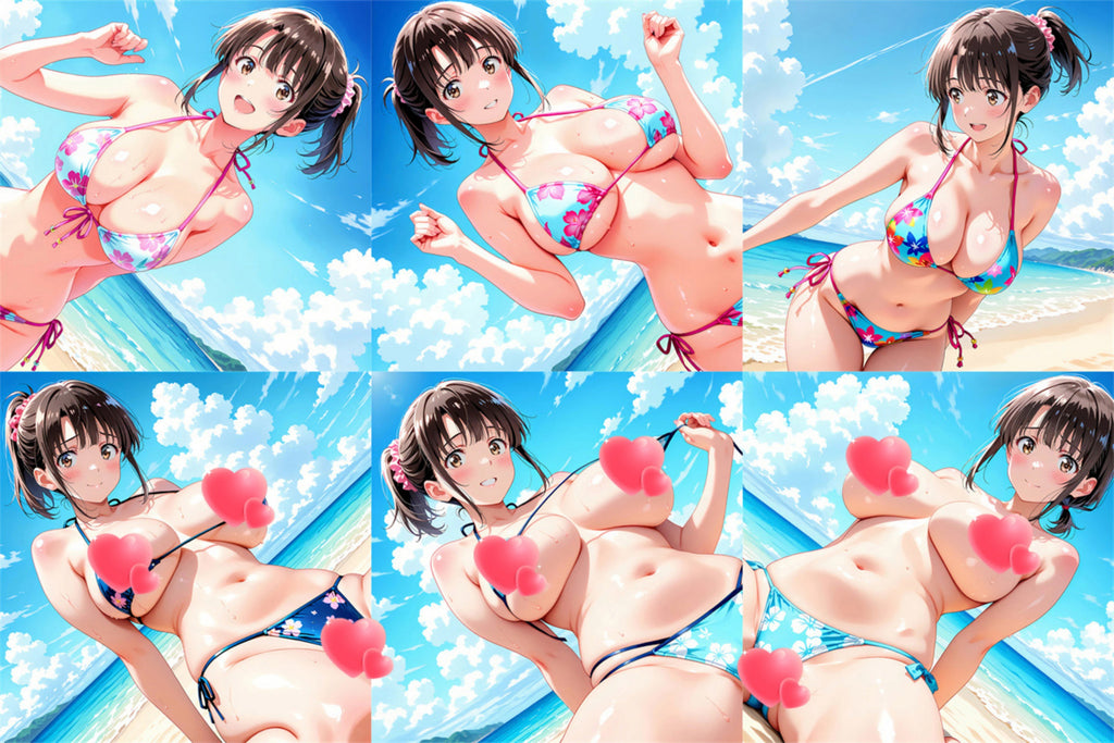 Megumi Kato (Bikini Ver.) - Anime Inflatable Dice Fan-Art Edition