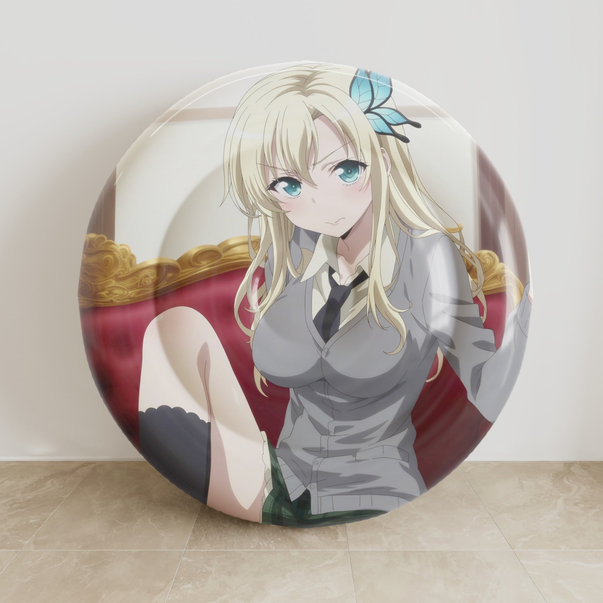 Sena Kashiwazaki - Anime Inflatable Round Cushion Fan-Art Edition