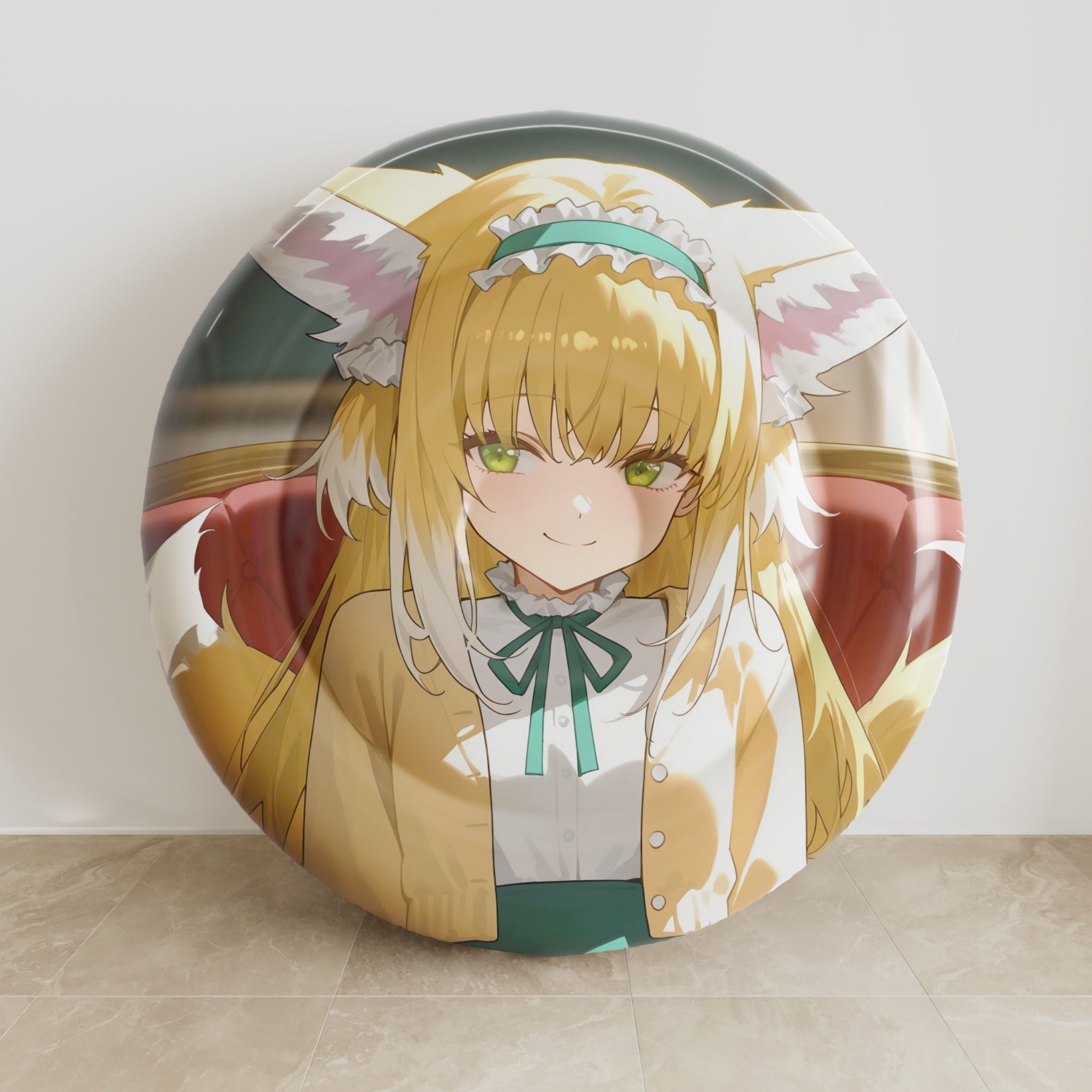 Suzuran - Anime Inflatable Round Cushion Fan-Art Edition