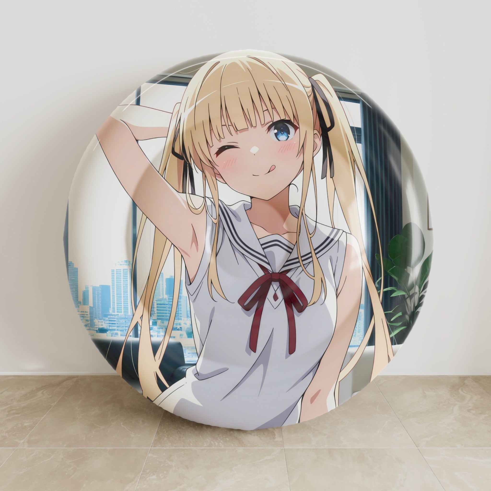 Eriri Spencer Sawamura A - Anime Inflatable Round Cushion Fan-Art Edition