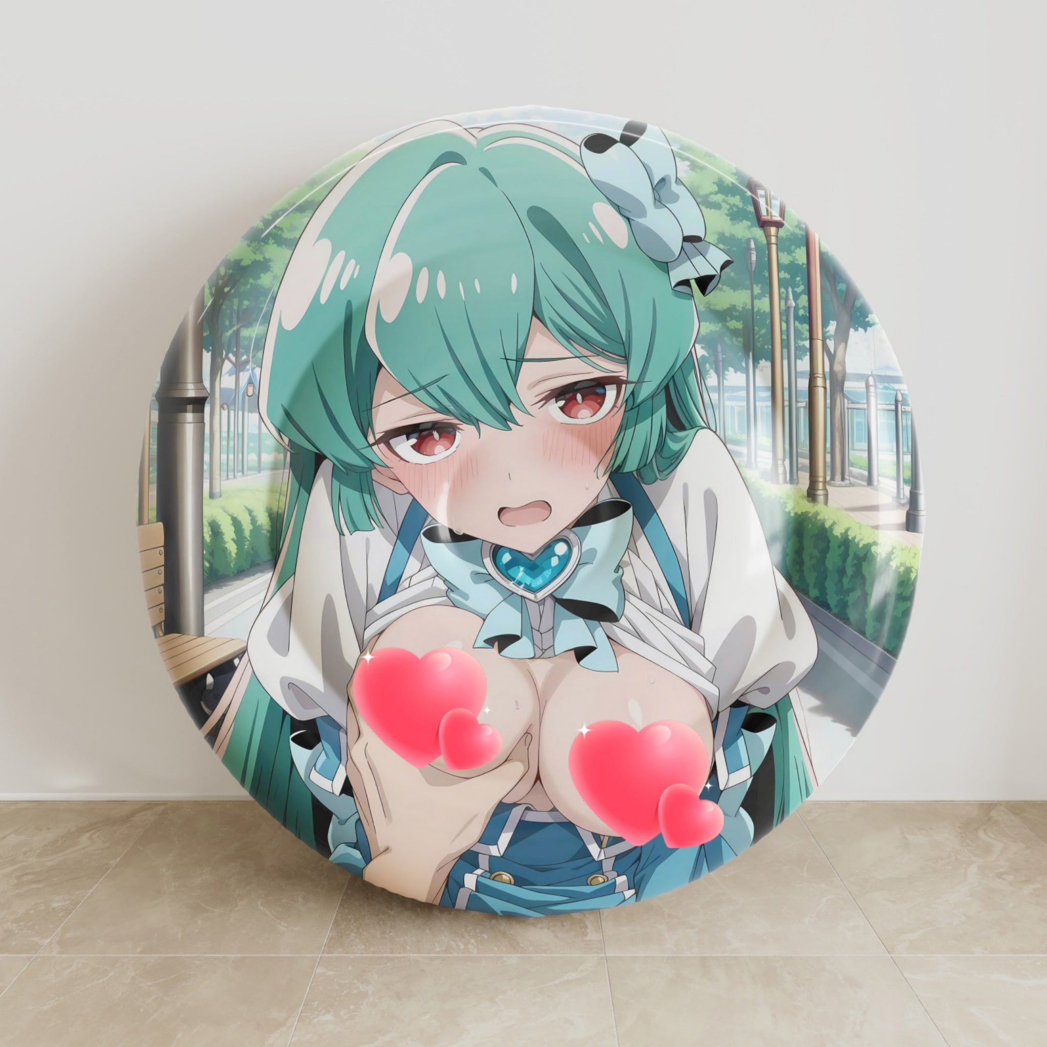 Magia Azure - Anime Inflatable Round Cushion Fan-Art Edition