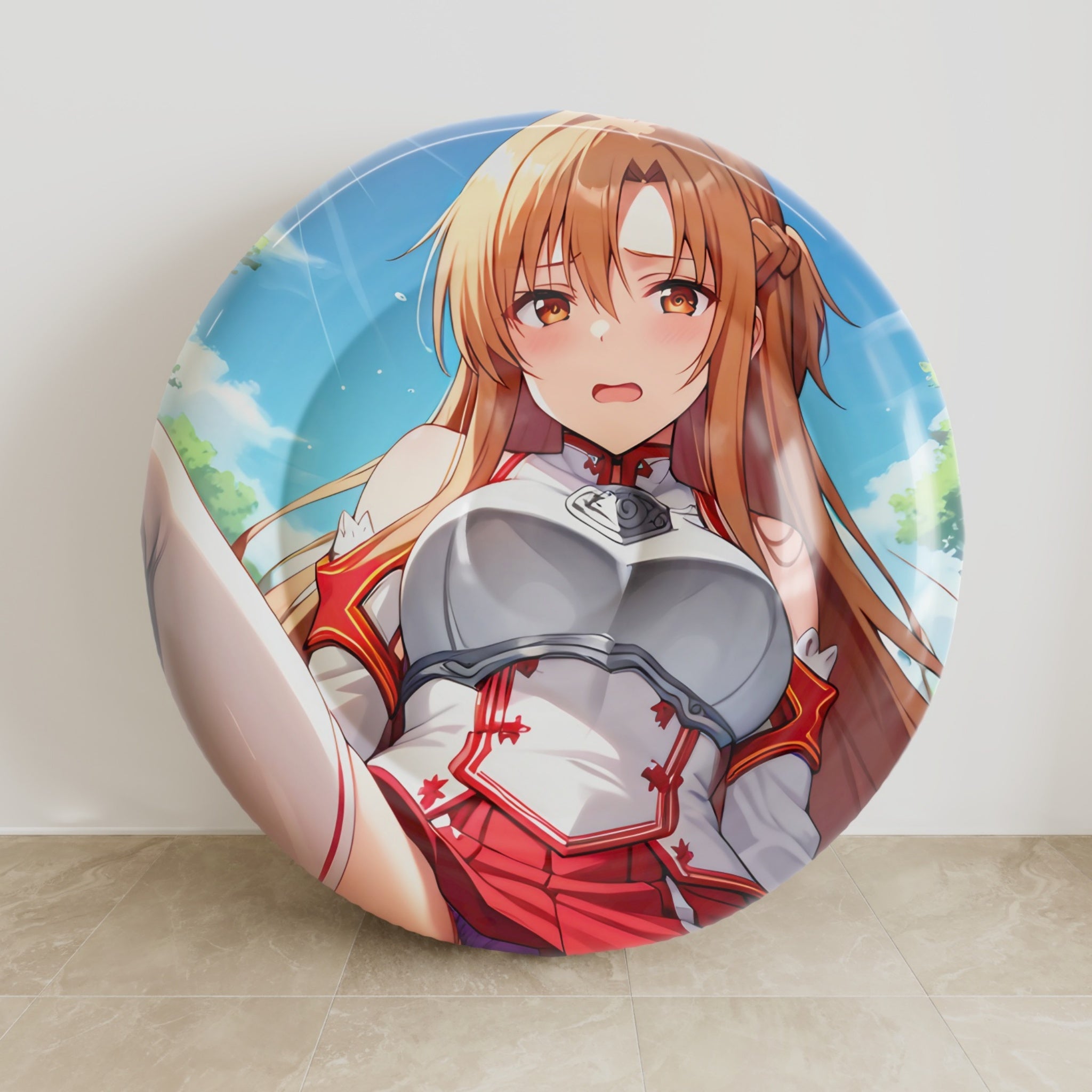 Asuna Yuuki A - Anime Inflatable Round Cushion Fan-Art Edition