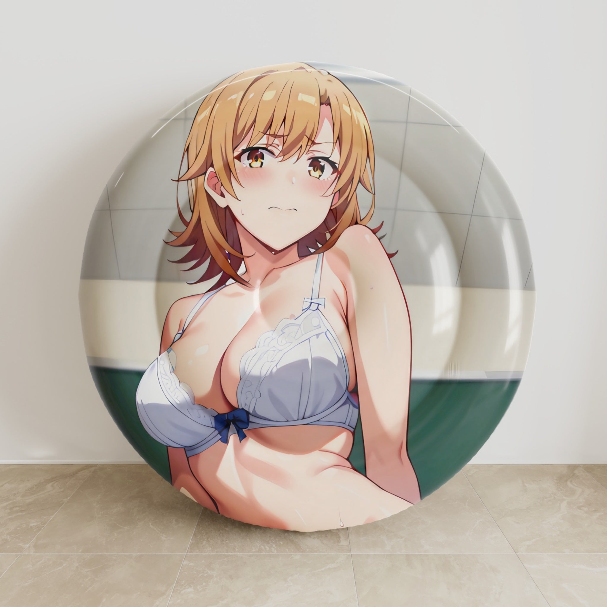 Iroha Isshiki (Underwear Ver.) - Anime Inflatable Round Cushion Fan-Art Edition