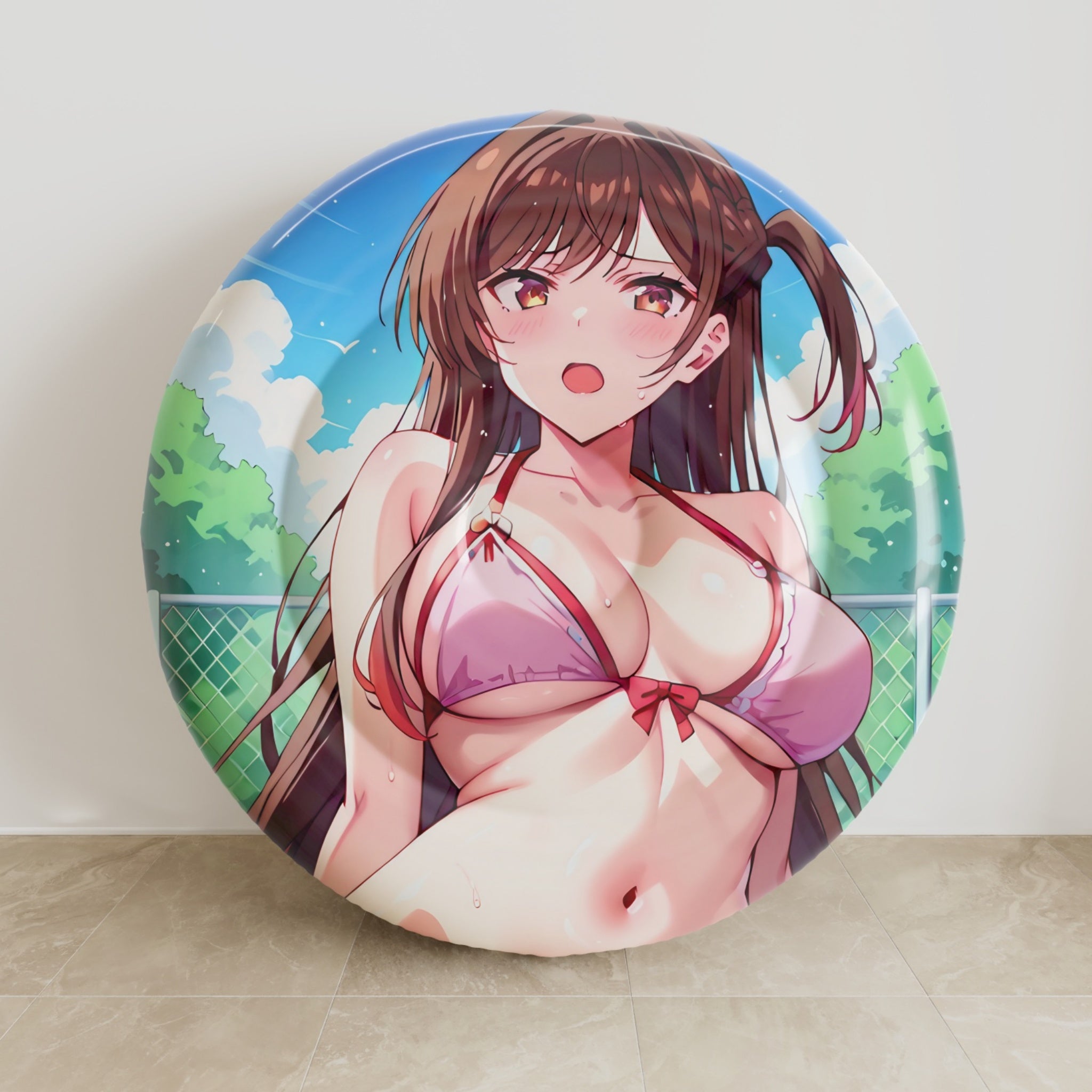 Chizuru Mizuhara (Bikini Ver.) - Anime Inflatable Round Cushion Fan-Art Edition