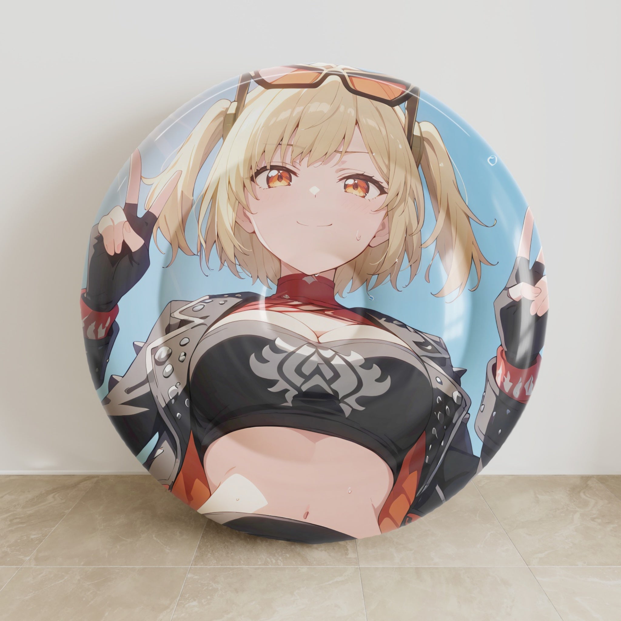 Burnice White - Anime Inflatable Round Cushion Fan-Art Edition