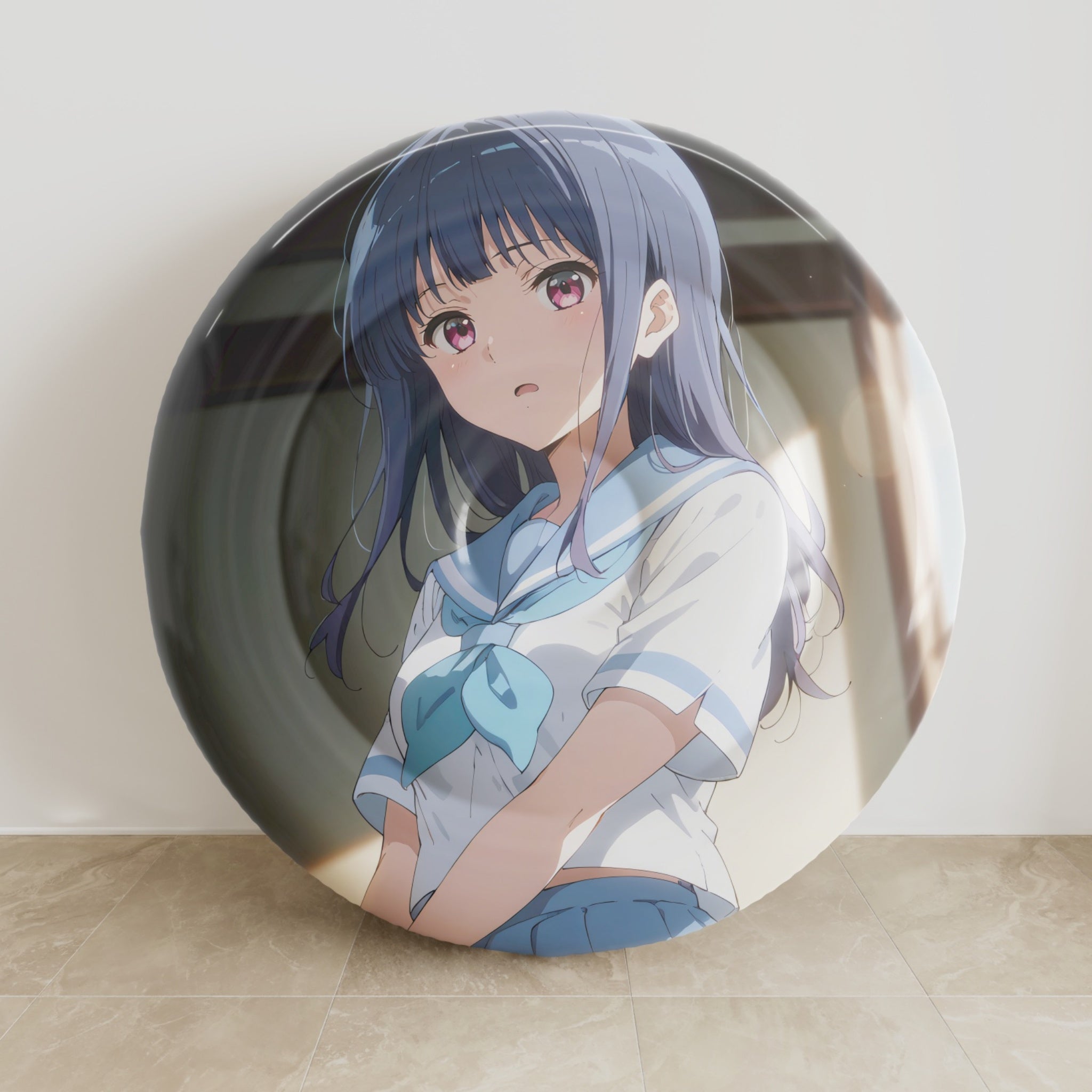Mizore Yoroizuka - Anime Inflatable Round Cushion Fan-Art Edition