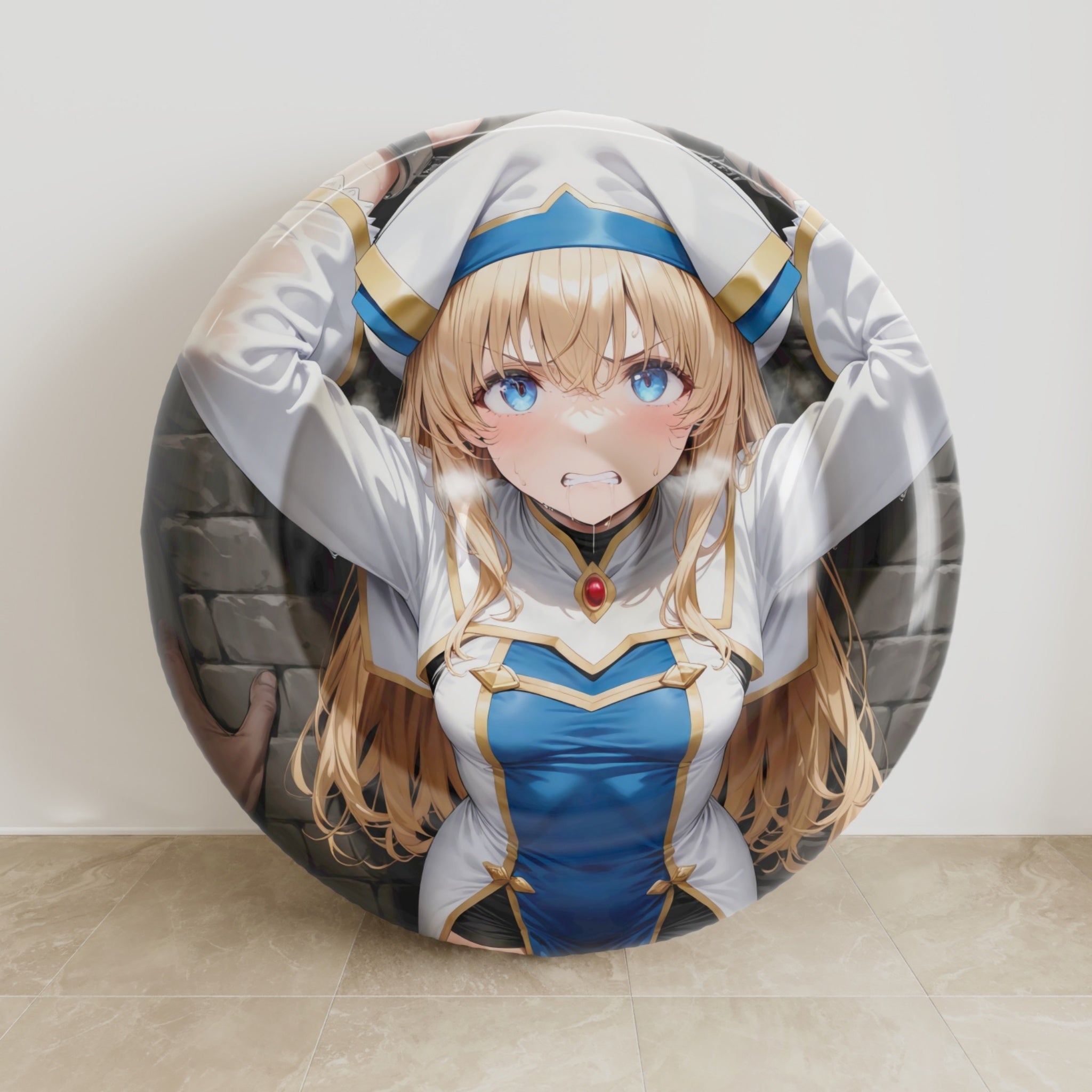 Priestess - Anime Inflatable Round Cushion Fan-Art Edition