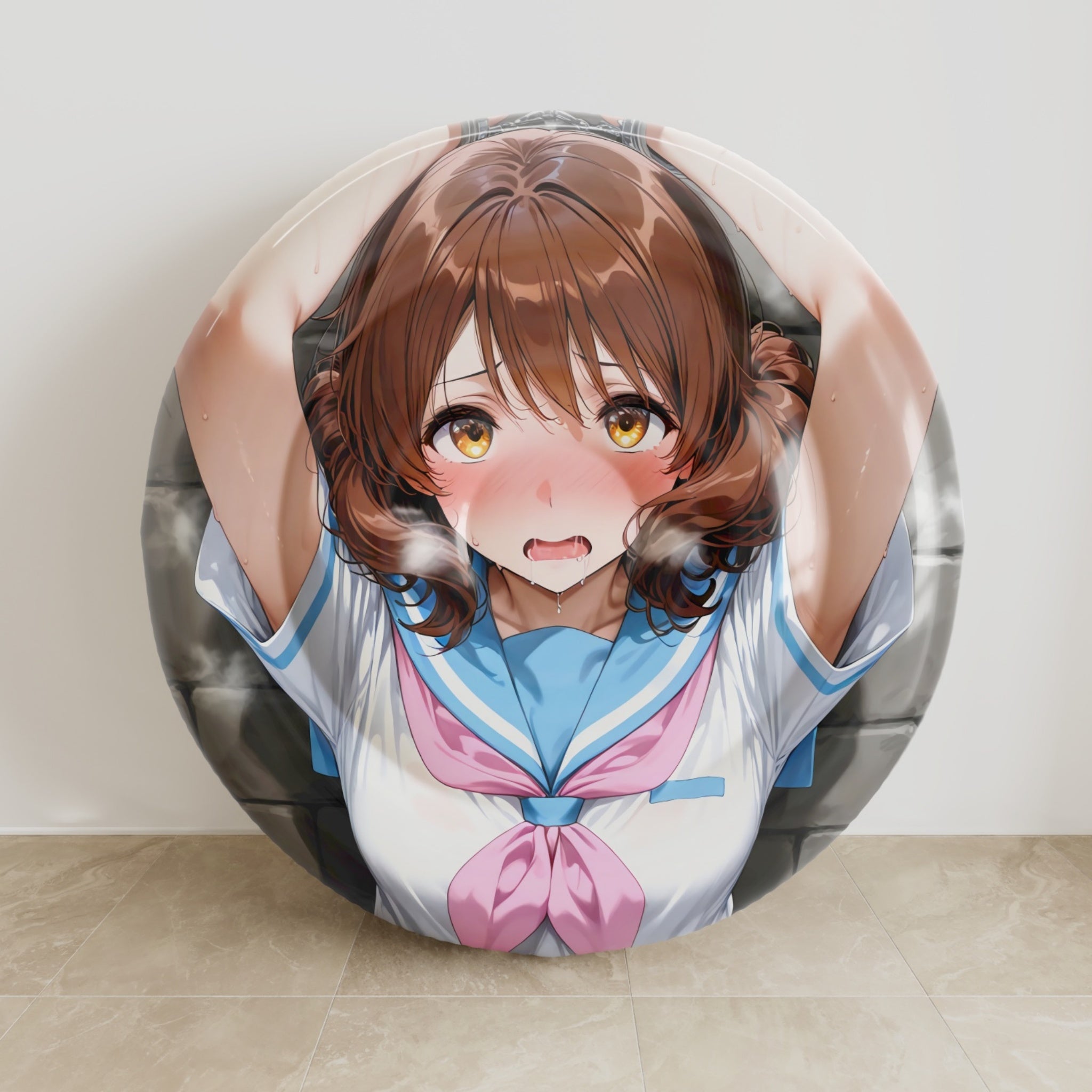 Kumiko Oumae - Anime Inflatable Round Cushion Fan-Art Edition