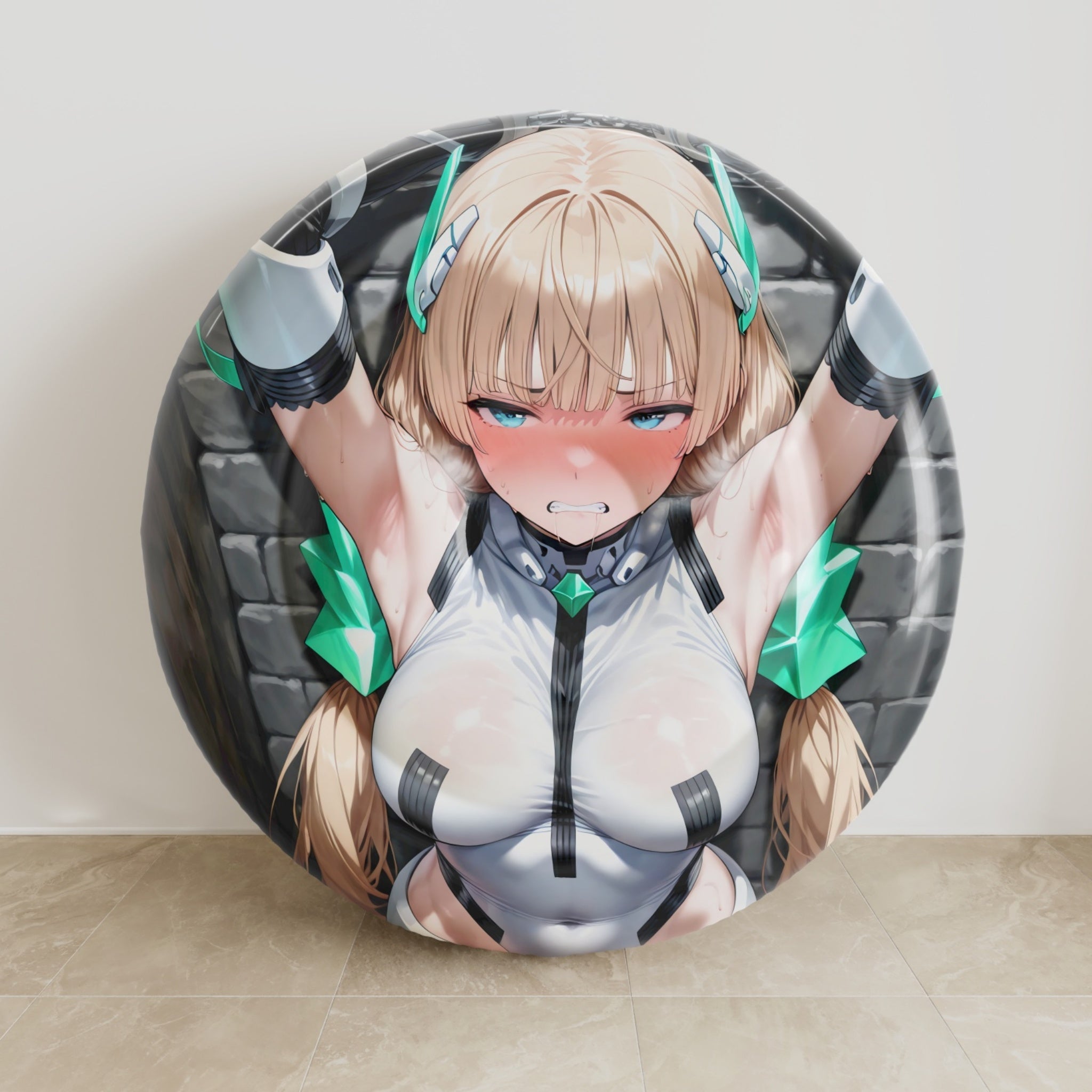 Angela Balzac - Anime Inflatable Round Cushion Fan-Art Edition