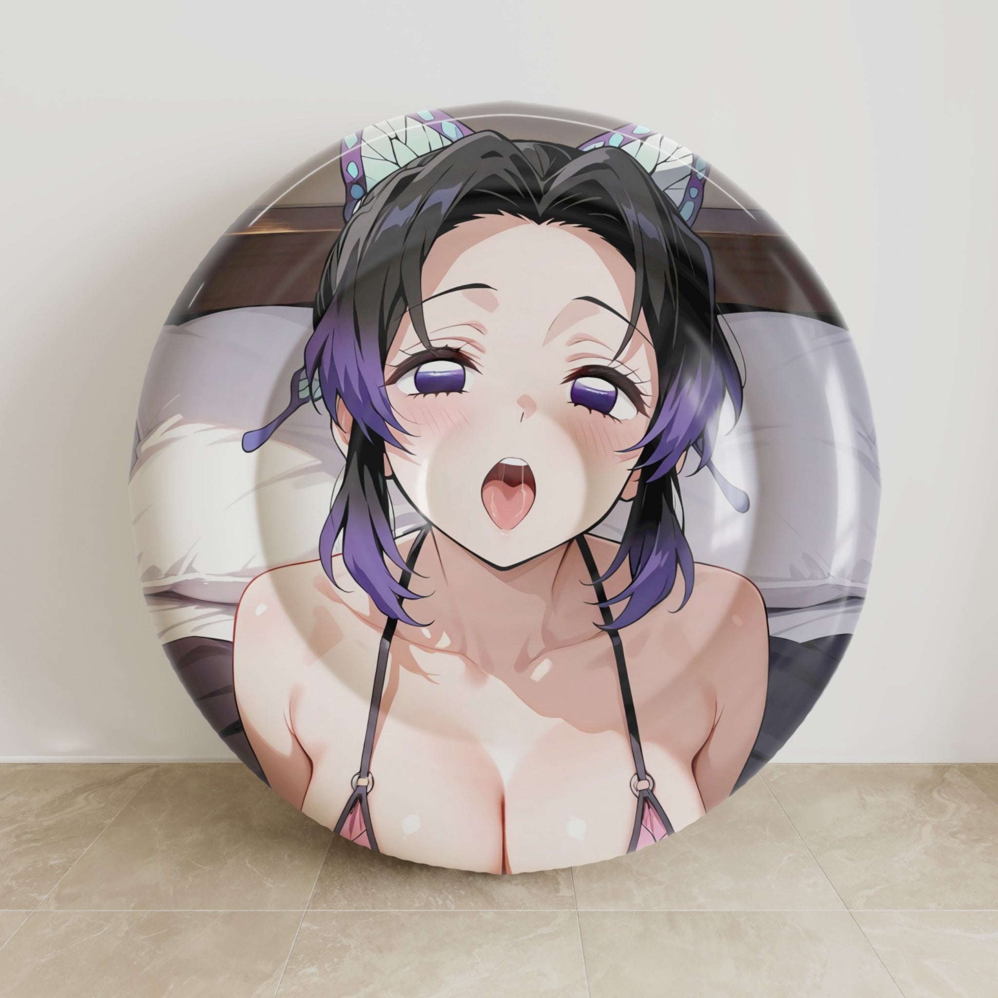 Shinobu Kocho - Anime Inflatable Round Cushion Fan-Art Edition
