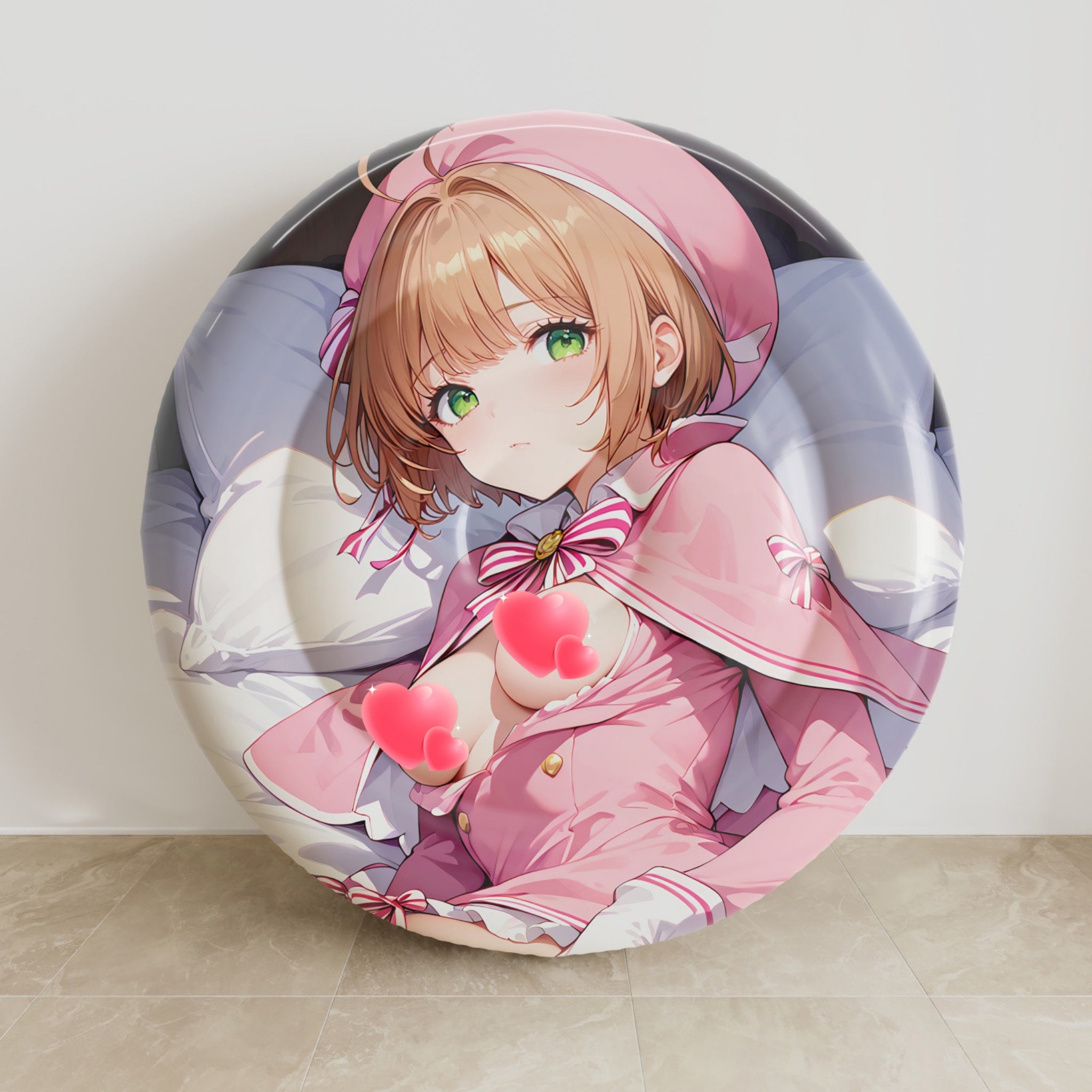 Sakura Kinomoto A - Anime Inflatable Round Cushion Fan-Art Edition