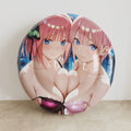 Nino & Ichika Nakano(Pajama Ver.) - Anime Inflatable Round Cushion Fan-Art Edition