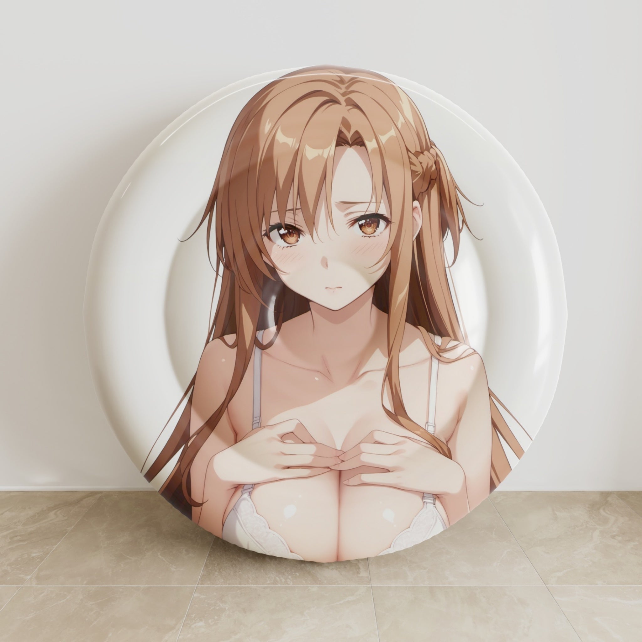 Asuna (Underwear Ver.) - Anime Inflatable Round Cushion Fan-Art Edition