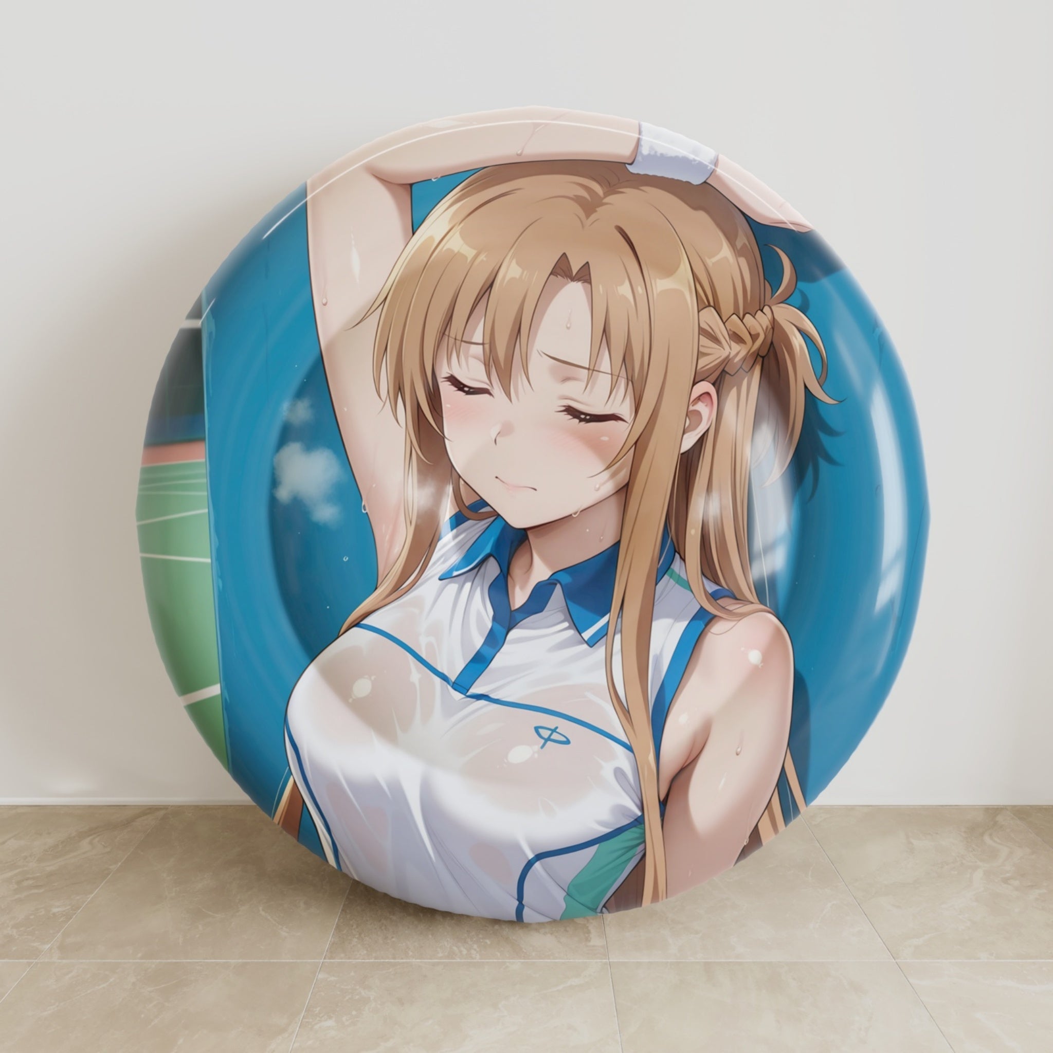 Asuna (Sports Ver.) - Anime Inflatable Round Cushion Fan-Art Edition