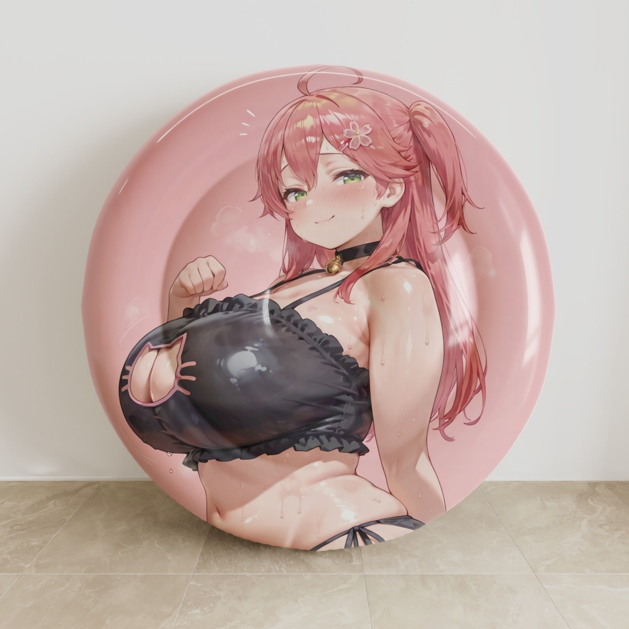 Sakura Miko (Plump Ver.) - Anime Inflatable Round Cushion Fan-Art Edition