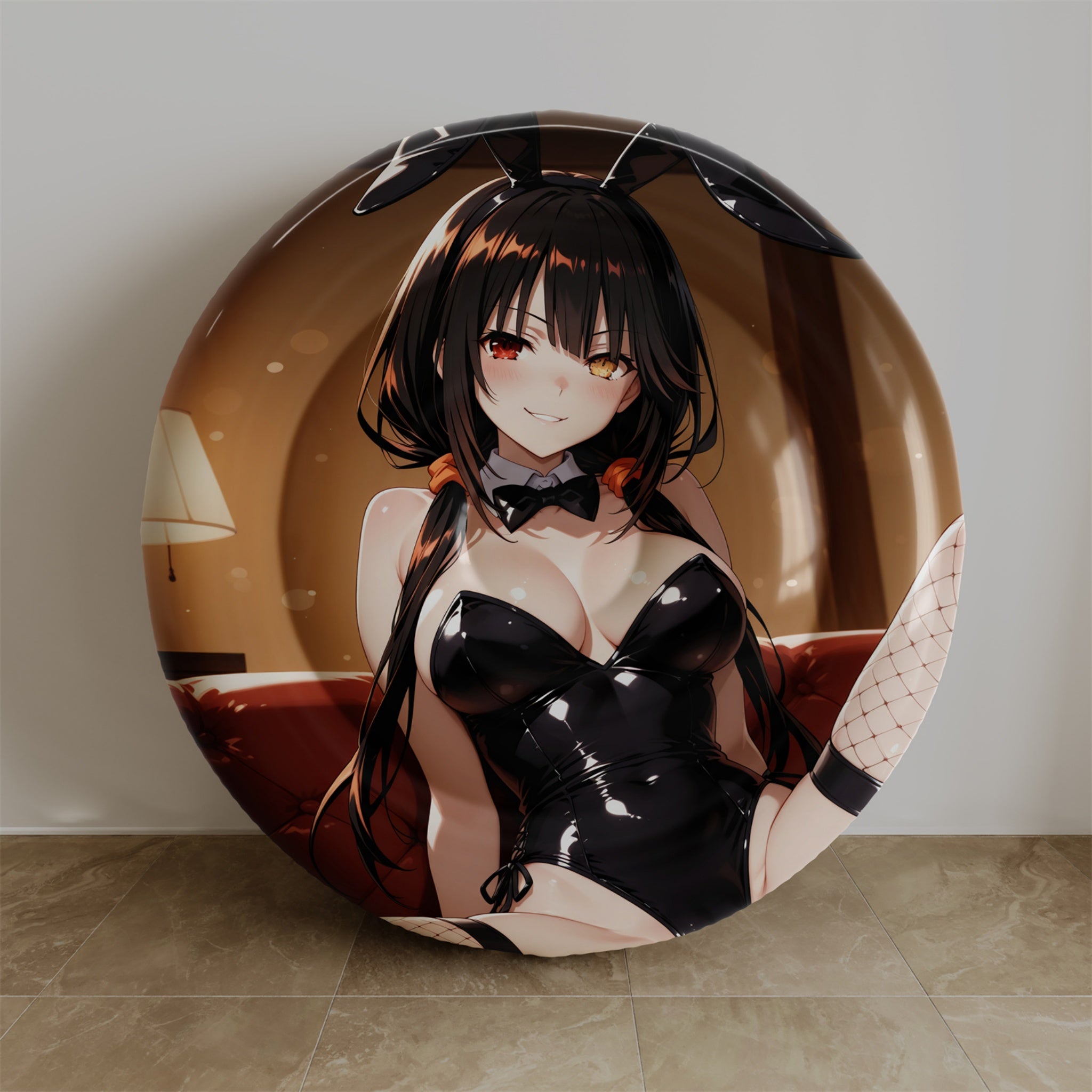 Kurumi Tokisaki (Bunny Ver.) A - Anime Inflatable Round Cushion Fan-Art Edition