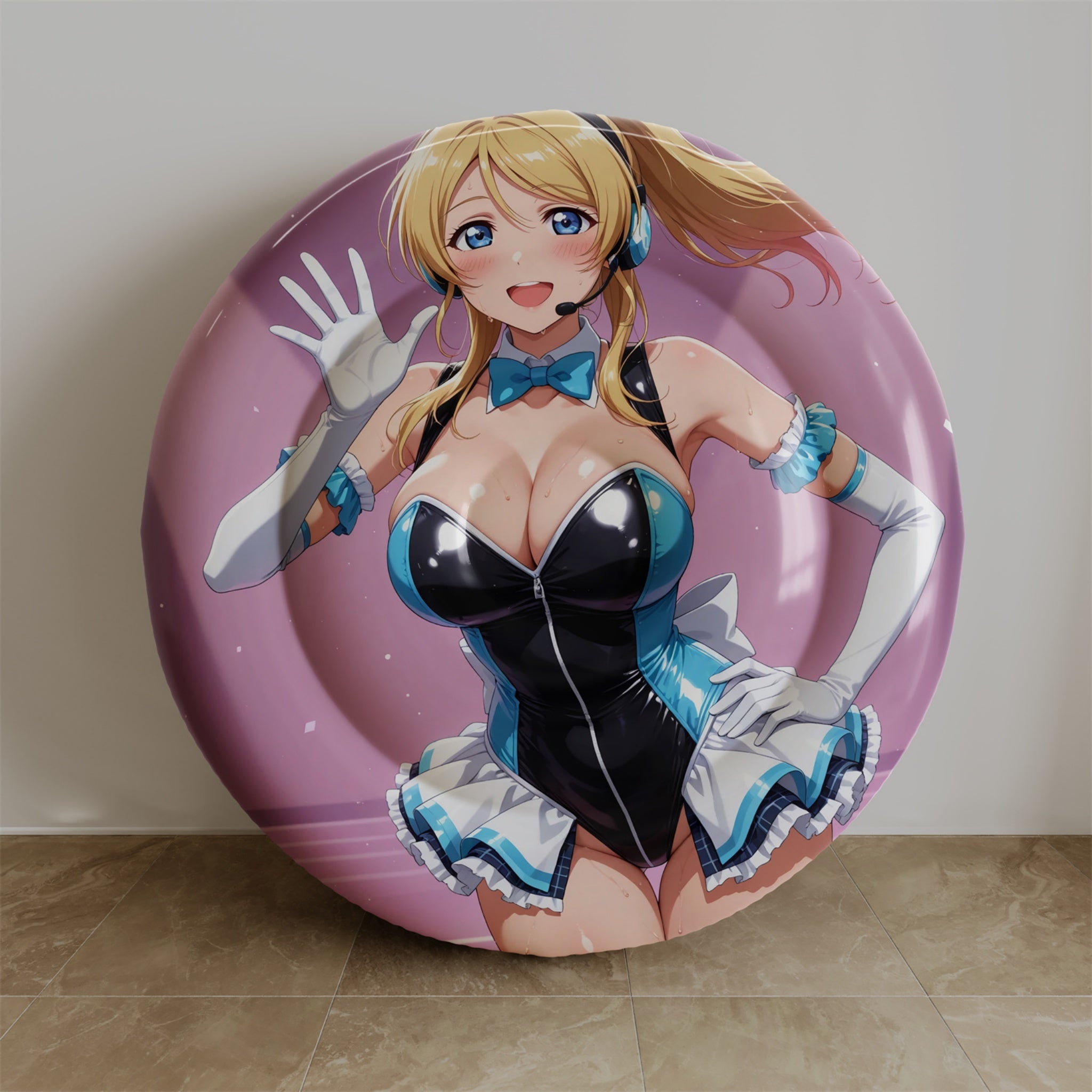 Eli Ayase (Idol Bodysuit Ver.) - Anime Inflatable Round Cushion Fan-Art Edition
