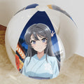 Mai Sakurajima (Yukata Ver.) - Anime Beach Ball Fan-Art Edition