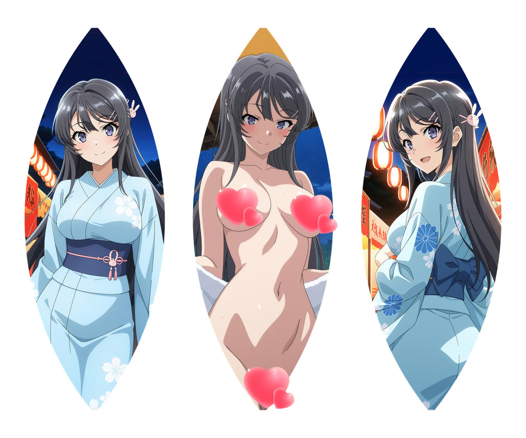Mai Sakurajima (Yukata Ver.) - Anime Beach Ball Fan-Art Edition