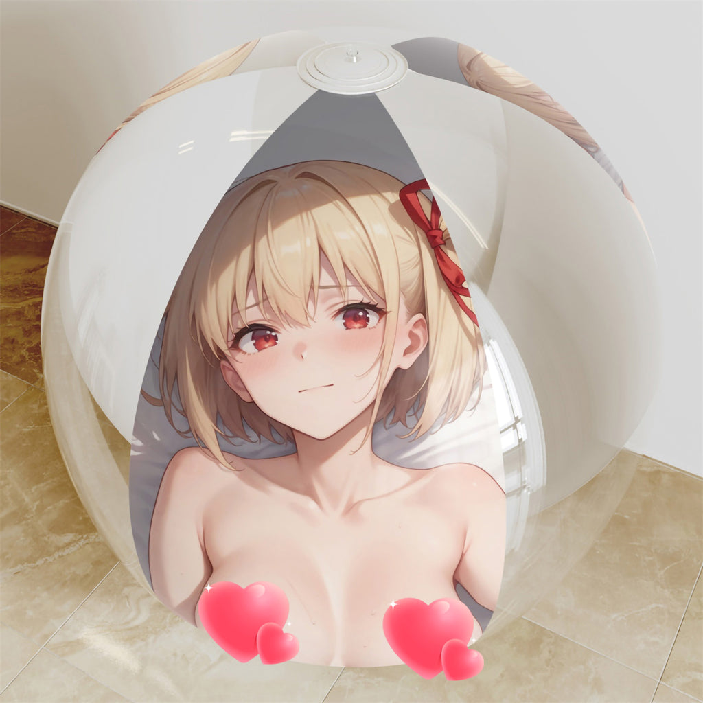Chisato Nishikigi (Swimsuit Ver.) - Anime Beach Ball Fan-Art Edition