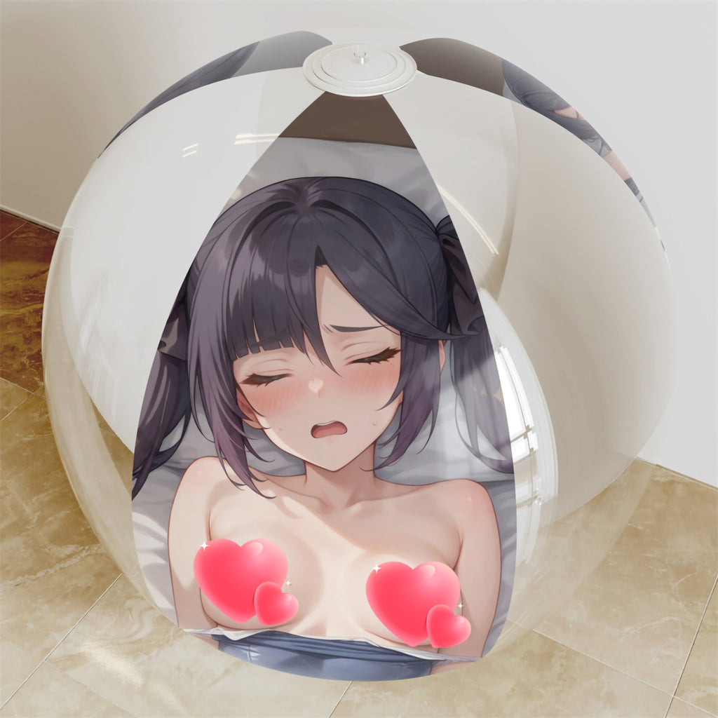 Mona (School Swimsuit Ver.) - Anime Beach Ball Fan-Art Edition