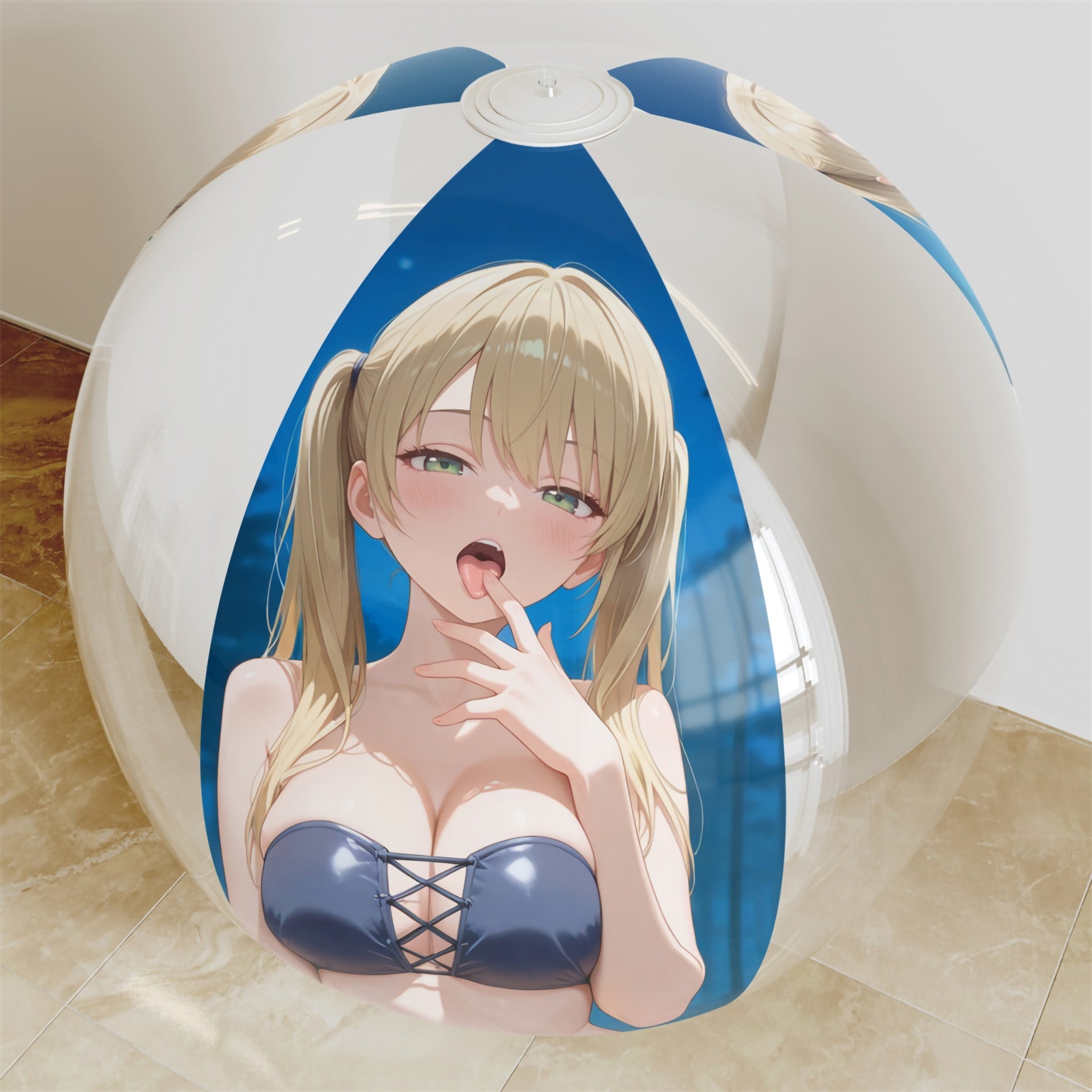 Rika Hoshizaki (Swimsuit Ver.) - Anime Beach Ball Fan-Art Edition