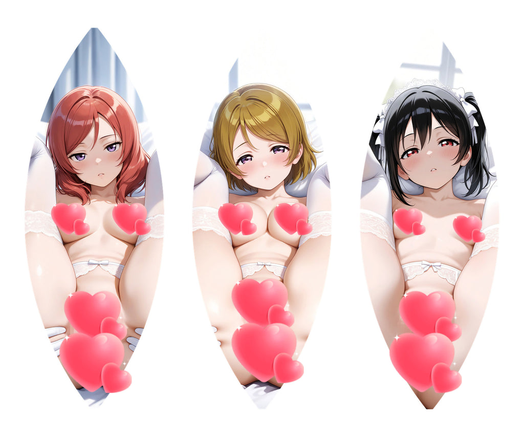 Nico, Maki, Hanayo - Anime Beach Ball Fan-Art Edition