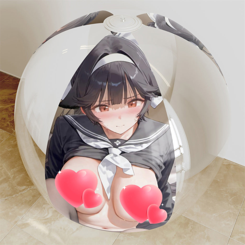 Takao (Sailor Uniform Ver.) - Anime Beach Ball Fan-Art Edition