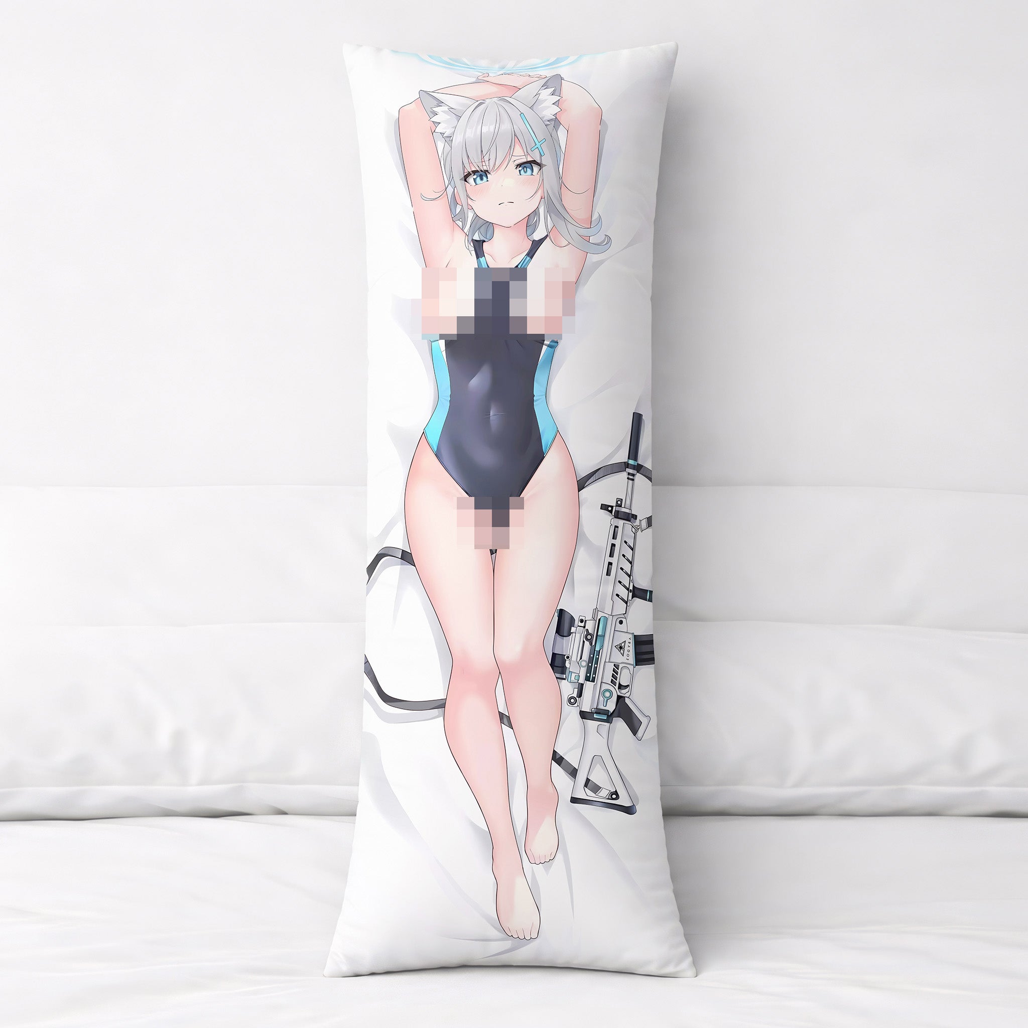 Shiroko Sunaookami (Versión de Verano) - Edición Fan-Art de AnimePillow