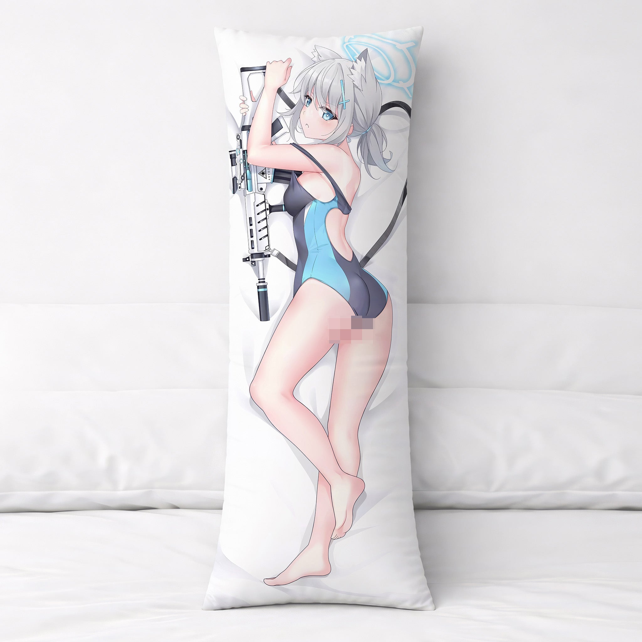 Shiroko Sunaookami (Versión de Verano) - Edición Fan-Art de AnimePillow