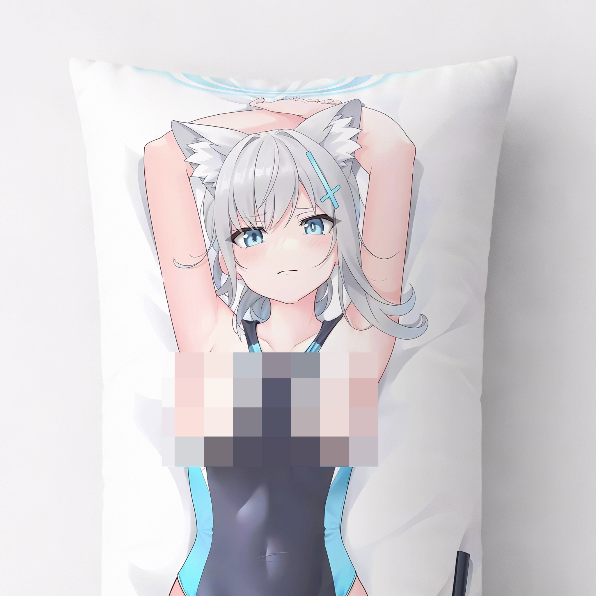 Shiroko Sunaookami (Versión de Verano) - Edición Fan-Art de AnimePillow