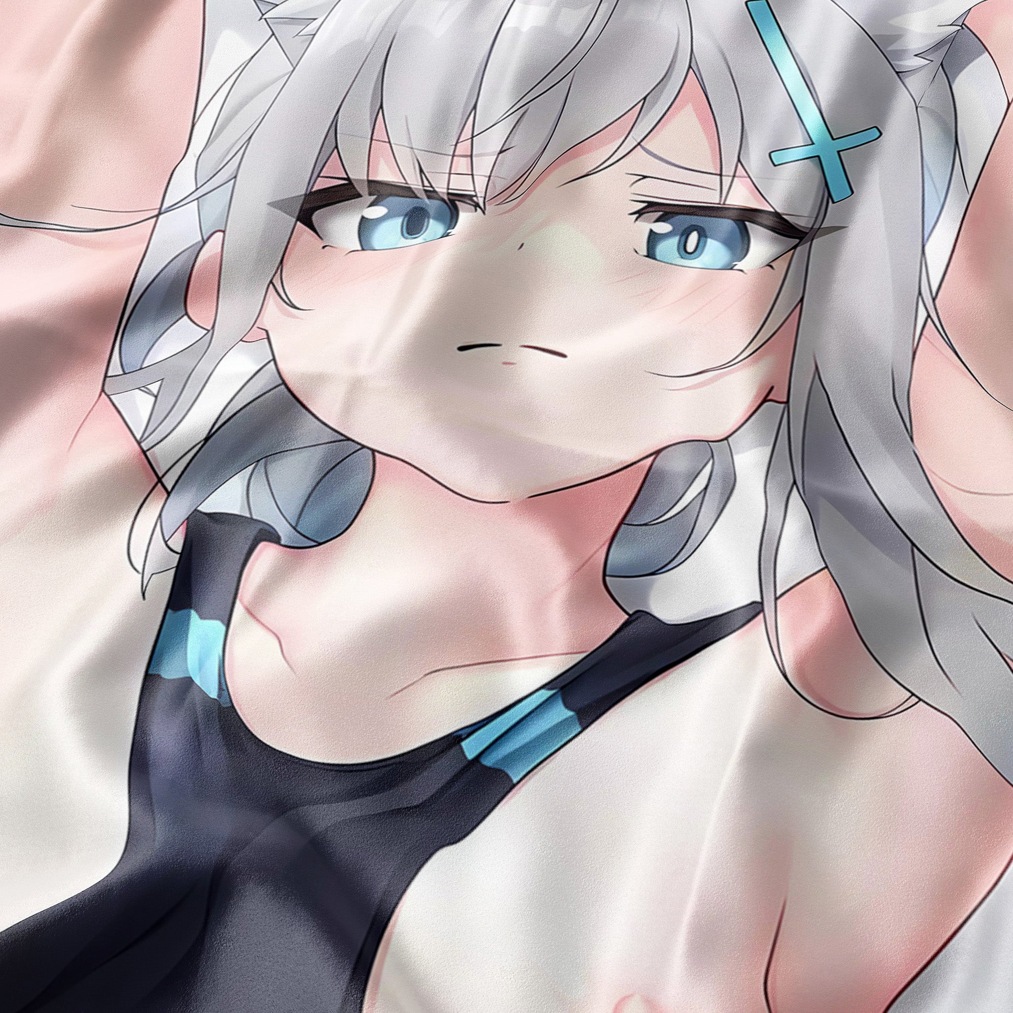 Shiroko Sunaookami (Versión de Verano) - Edición Fan-Art de AnimePillow