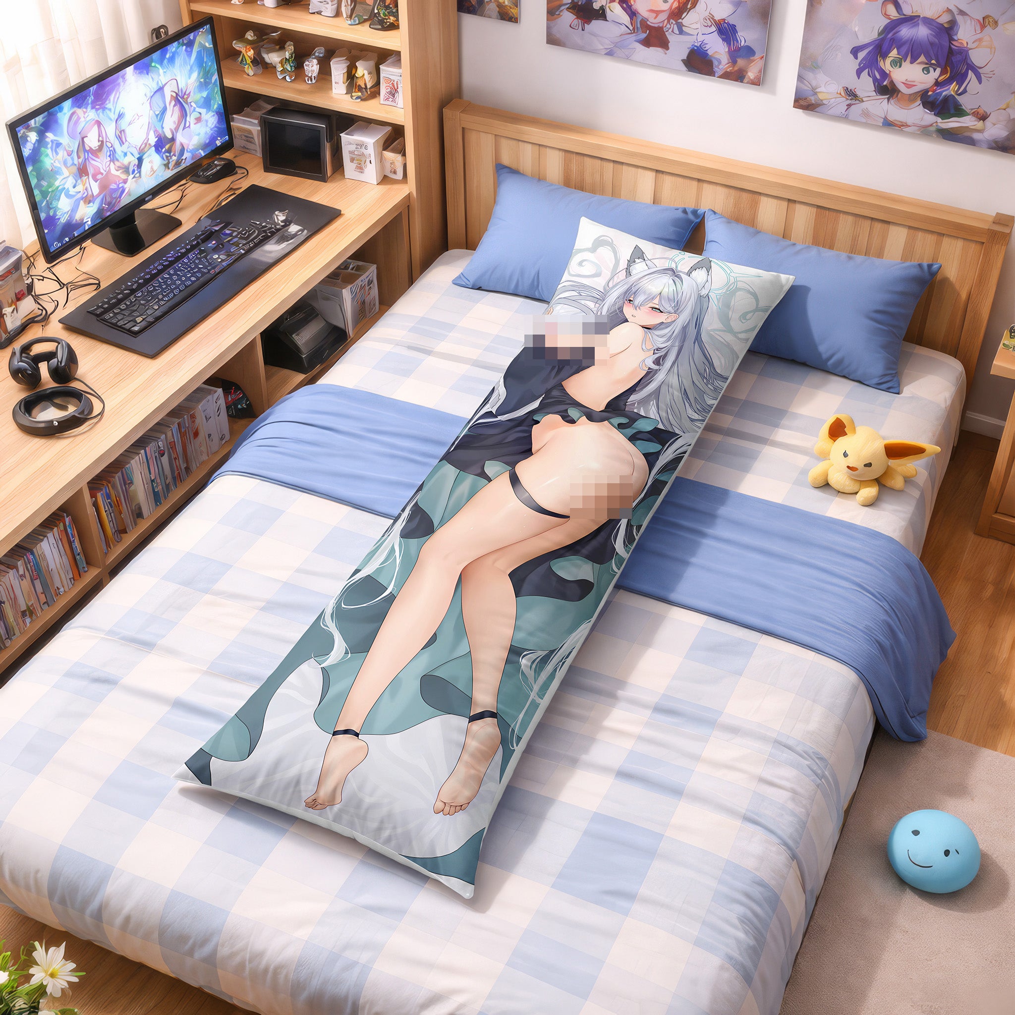 Shiroko Terror (Shiroko Alter) - Edición Fan-Art de AnimePillow