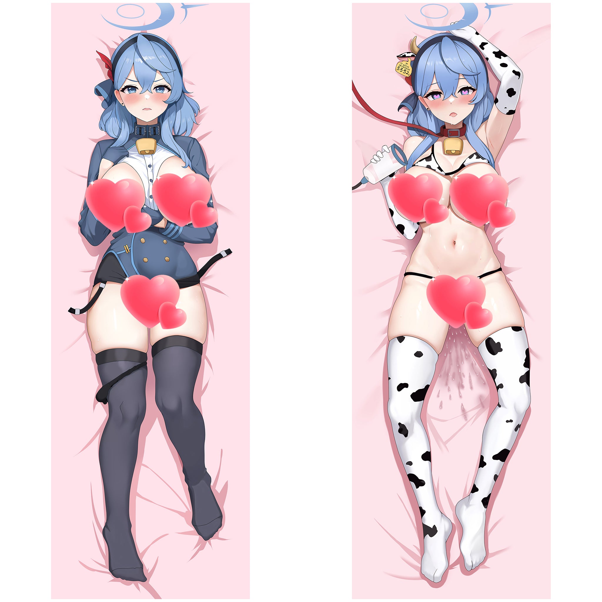 Amau Ako (Cow Cosplay Ver.) - AnimePillow Fan-Art Edition