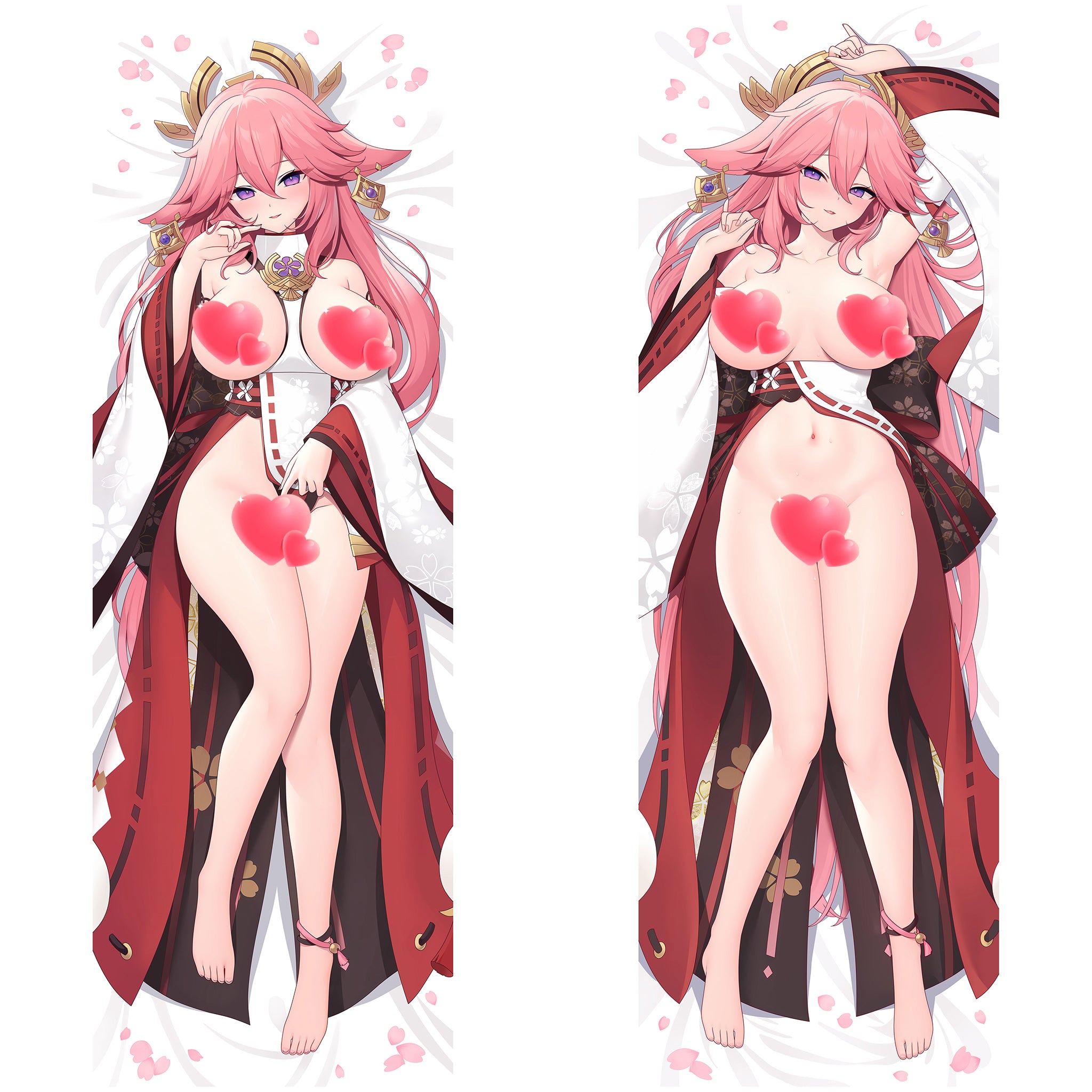 Yae Miko - Edición Fan-Art Almohada Anime