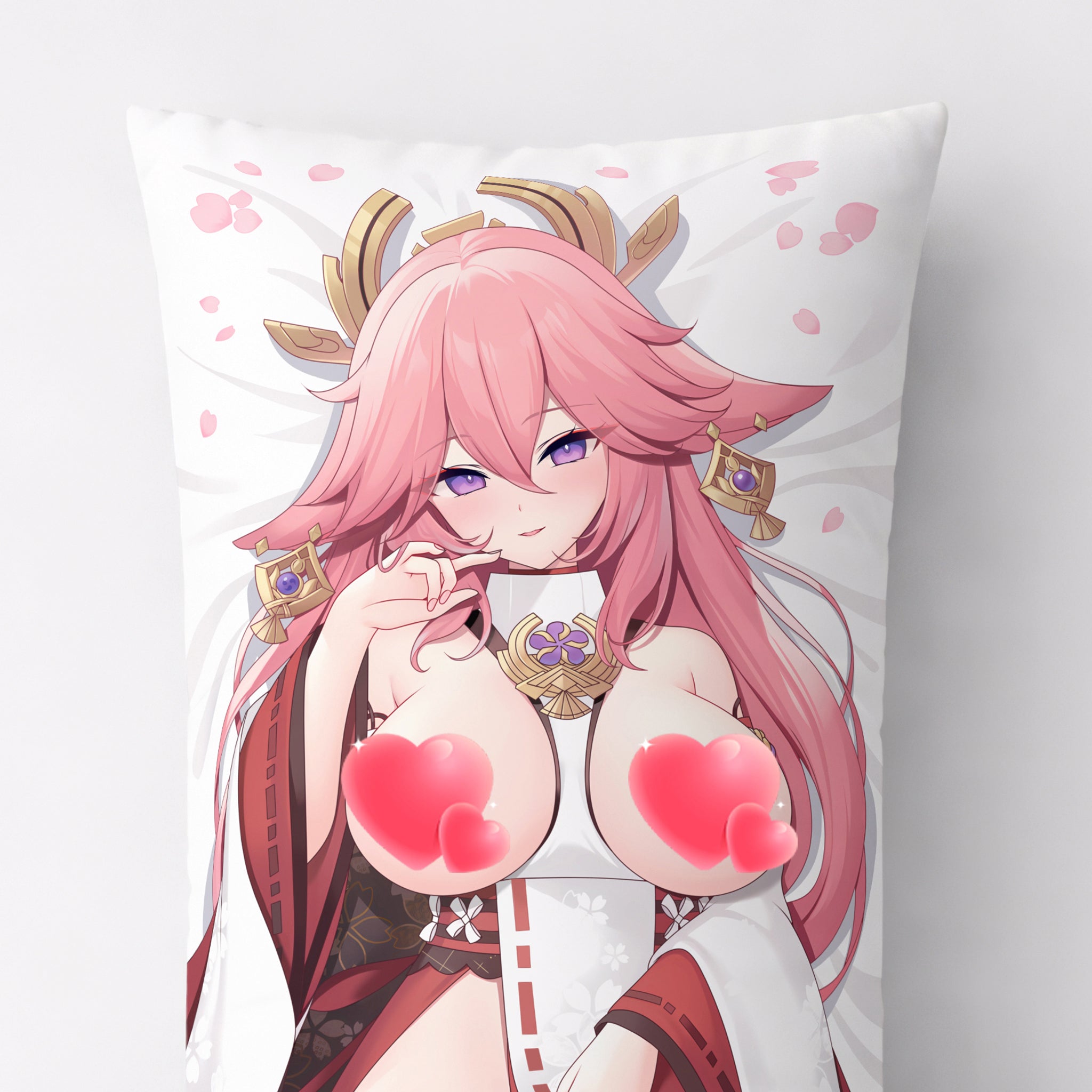 Yae Miko - Edición Fan-Art Almohada Anime