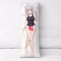 Shiroko (versión en traje de baño negro) - Edición Fan-Art de AnimePillow