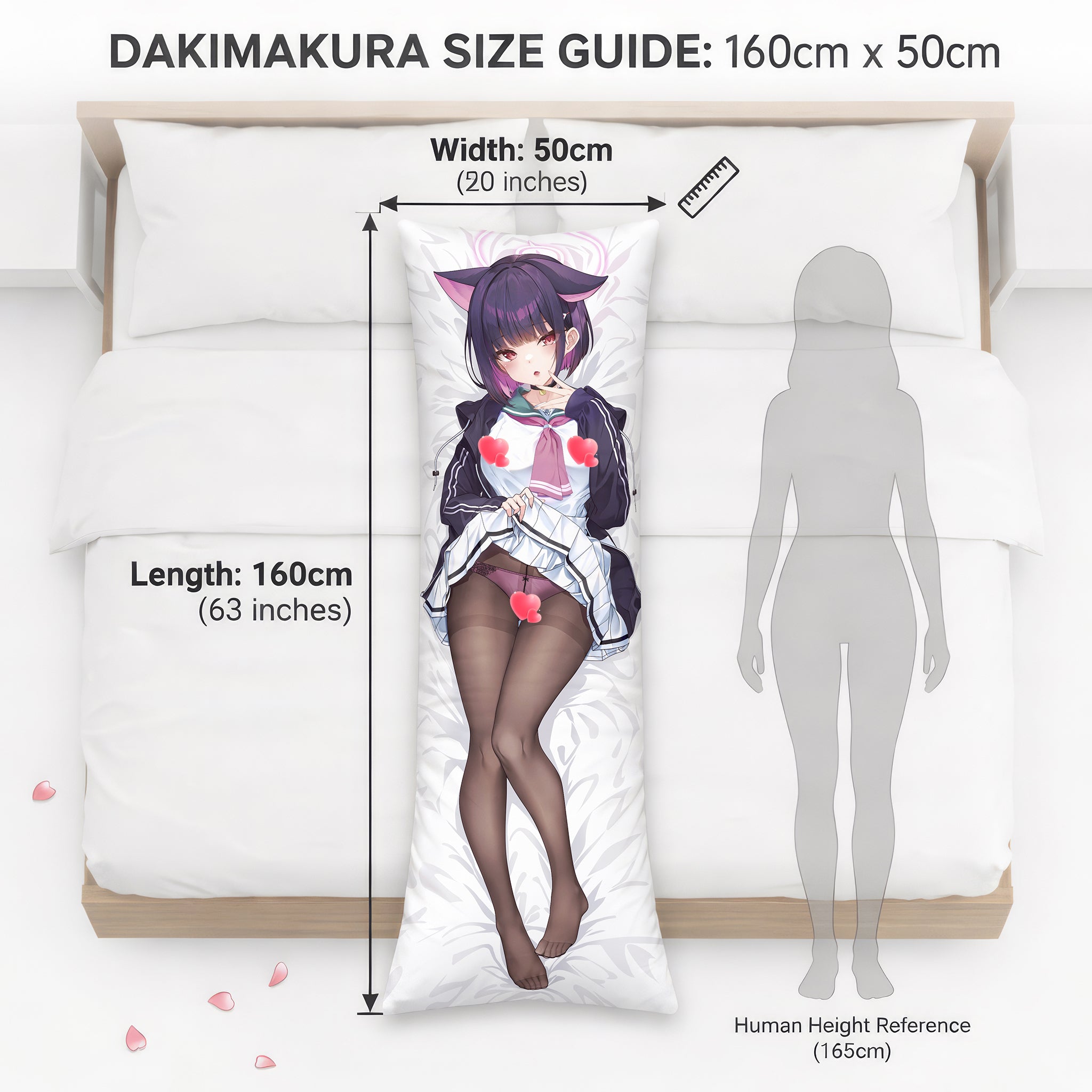 京山和紗（制服）- AnimePillow ファンアートエディション