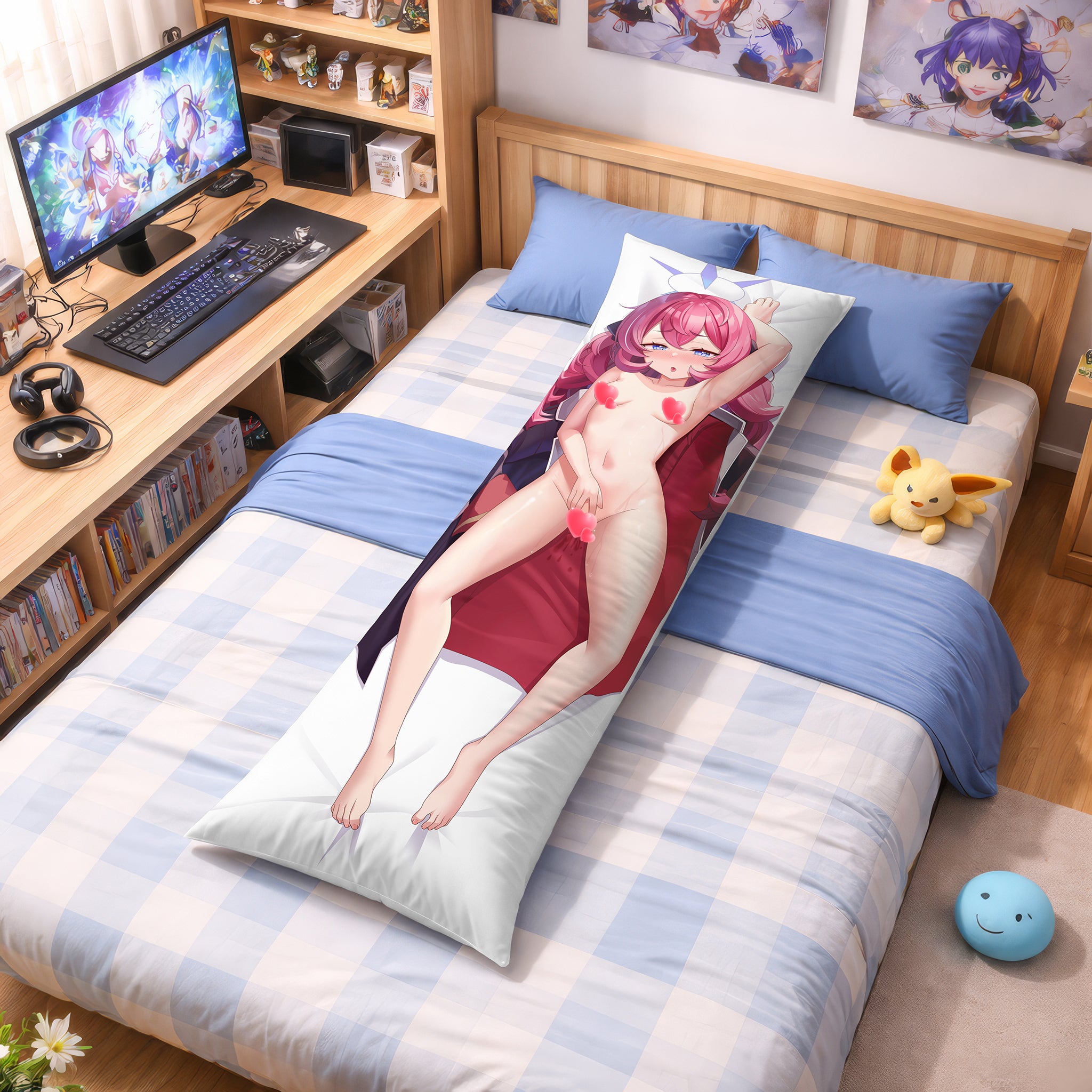夏目彩葉 (Ver.2) - アニメ枕ファンアート版