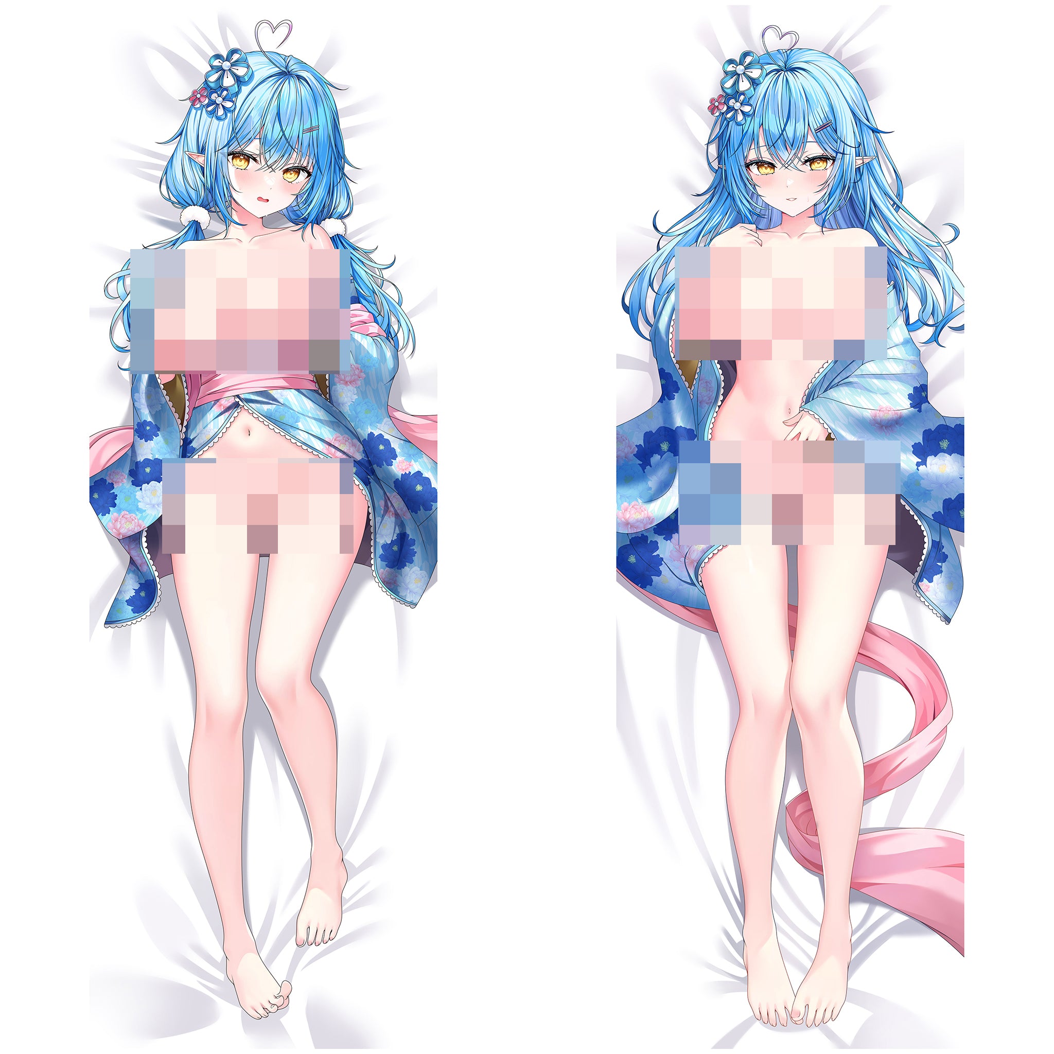 Yukihana Lamy (Versión Yukata) - Edición Fan-Art AnimePillow