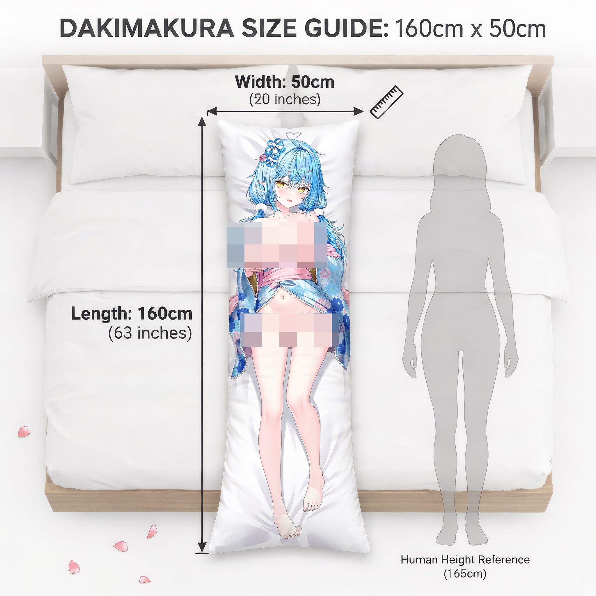 Yukihana Lamy (Versión Yukata) - Edición Fan-Art AnimePillow