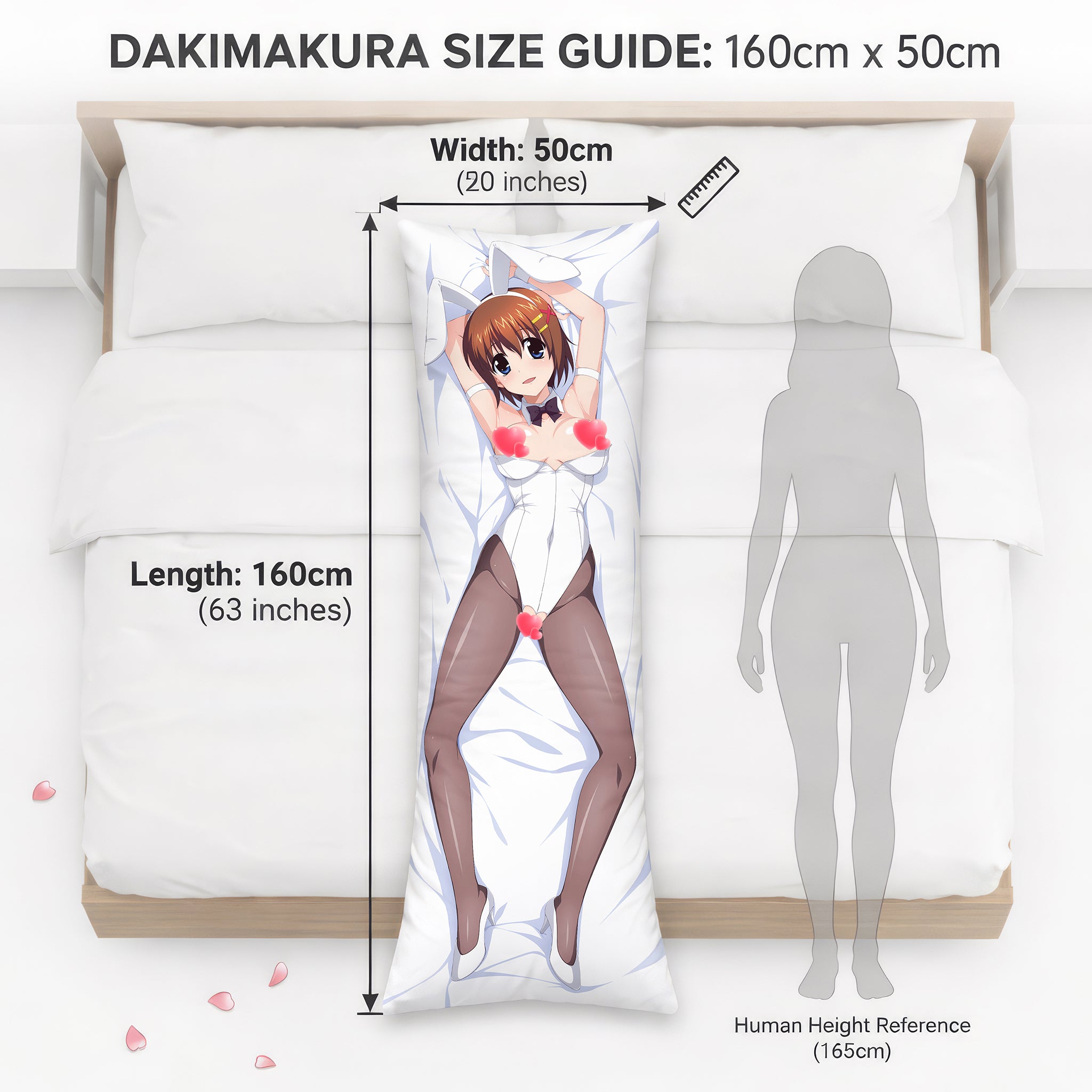 Hayate Yagami (Bunny Ver.) - AnimePillow Fan-Art Edition