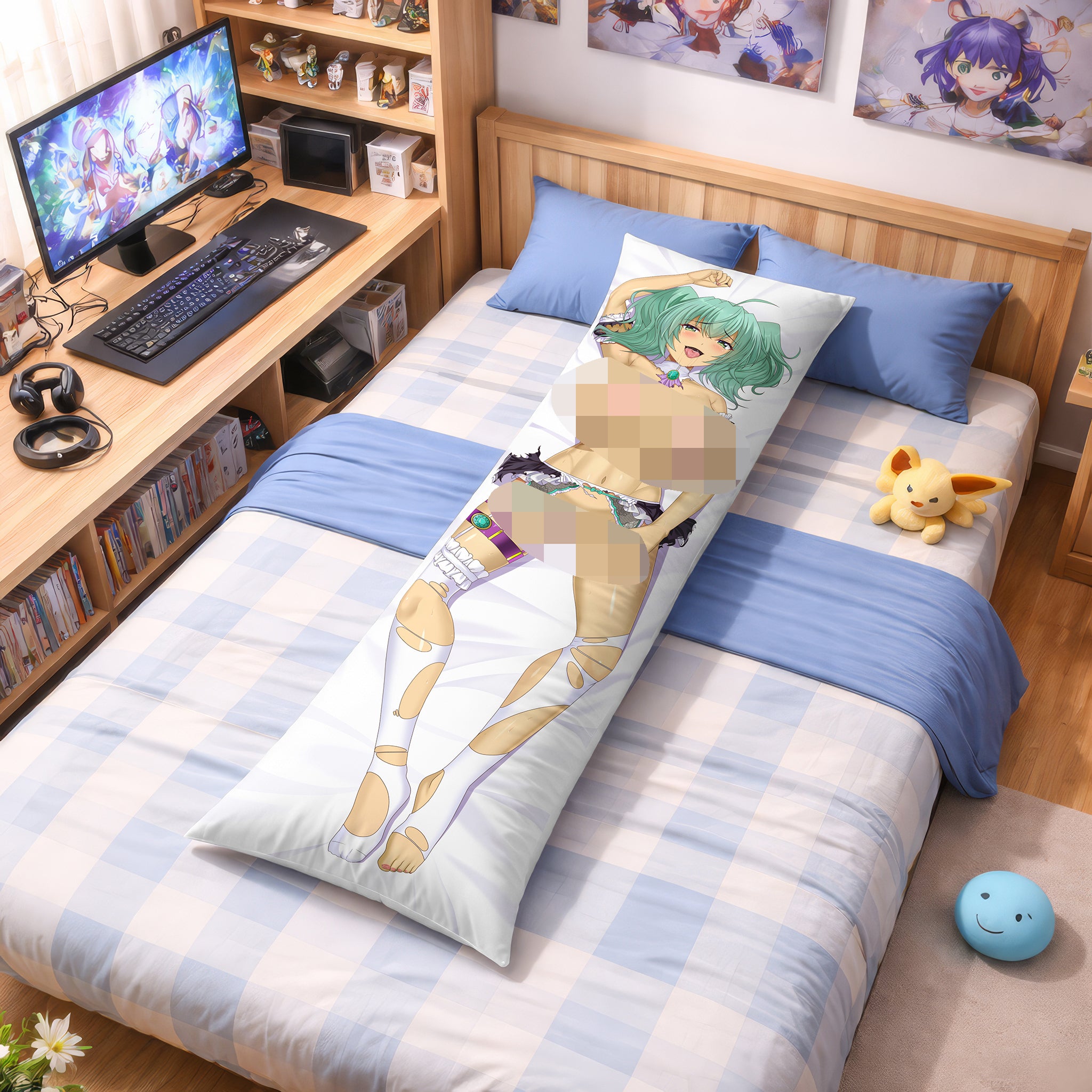 呂布奉先 (メイドVer.) - AnimePillow ファンアートエディション