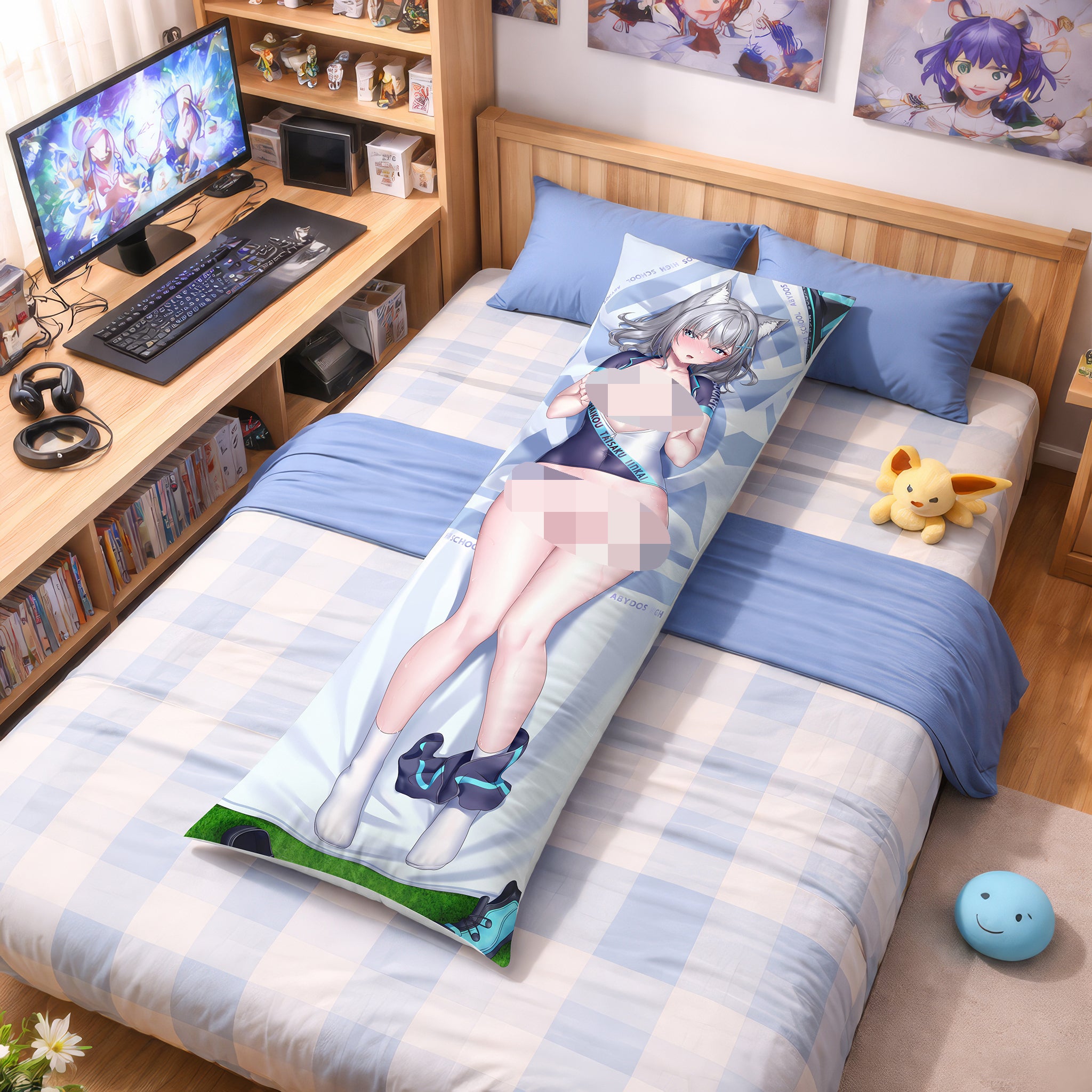 Sunaookami Shiroko (Swimsuit Ver.) - AnimePillow Fan-Art Edition