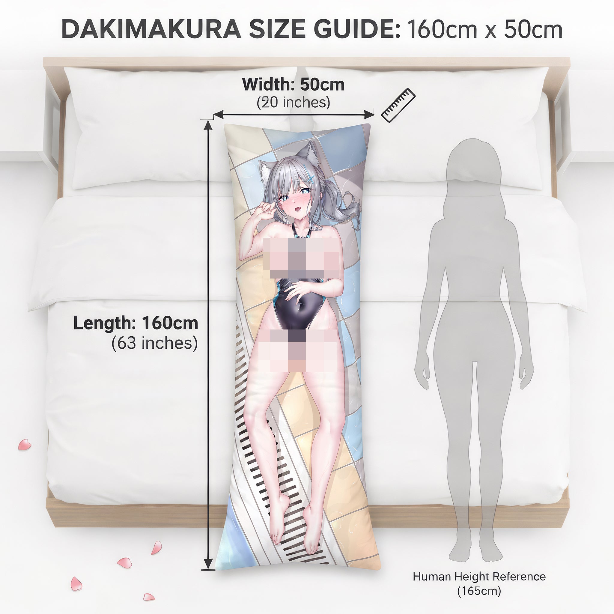 Sunaookami Shiroko (Swimsuit Ver.) - AnimePillow Fan-Art Edition