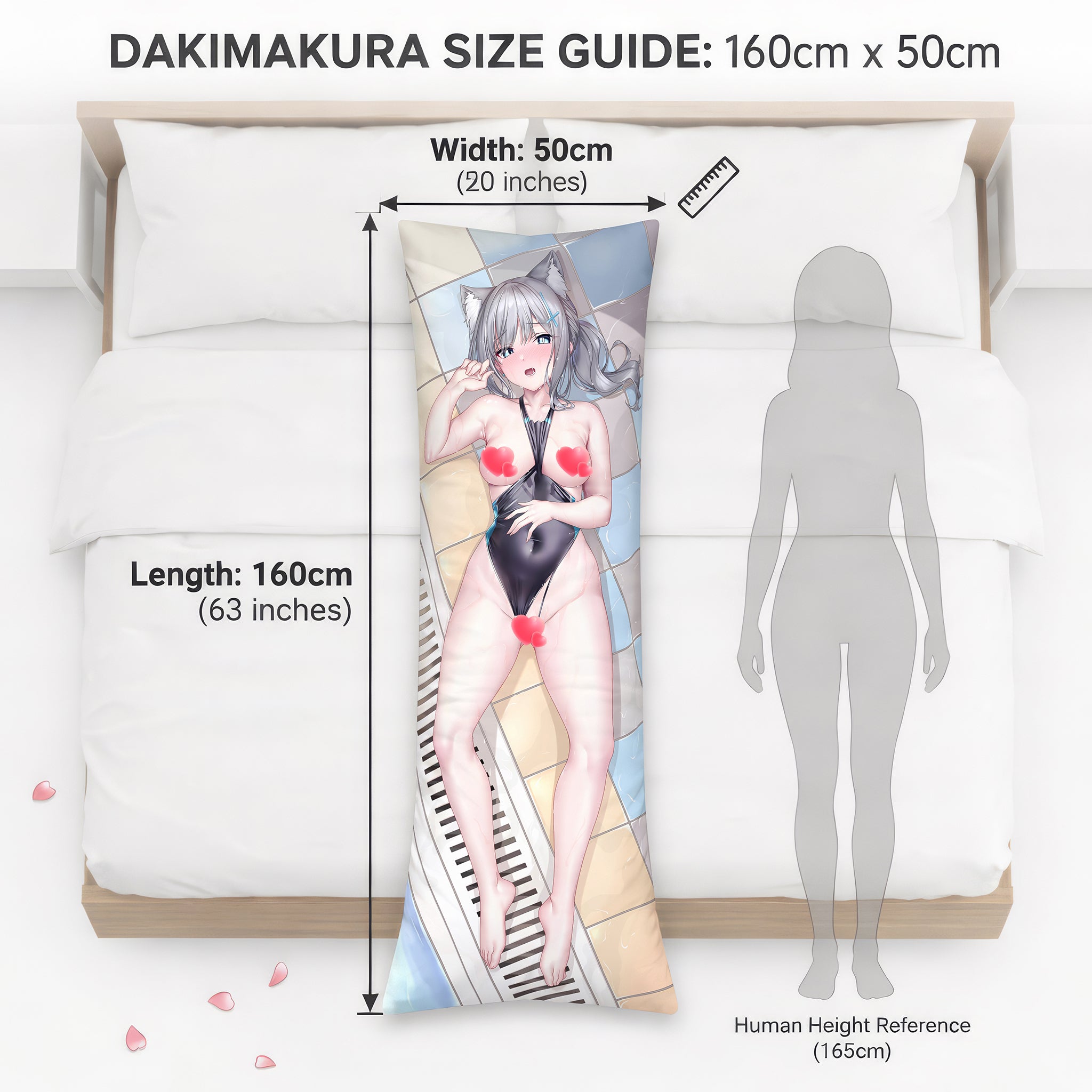 Sunaookami Shiroko (Swimsuit Ver.) - AnimePillow Fan-Art Edition