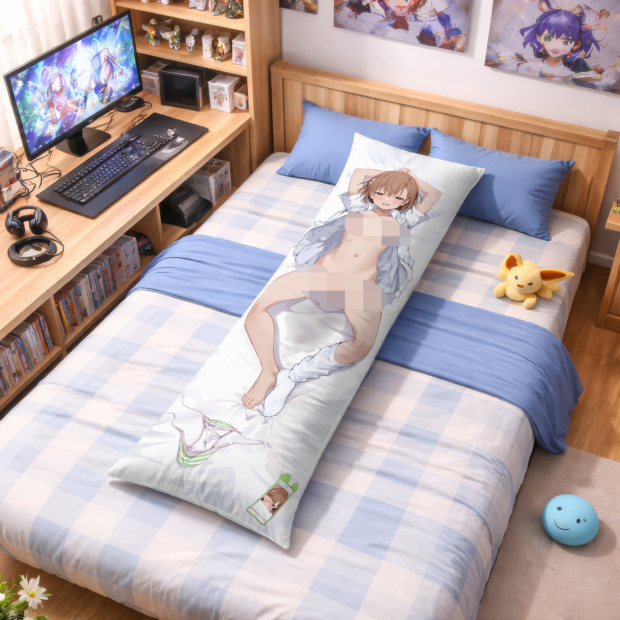 Misaka Mikoto - Edición Fan-Art Almohada Anime