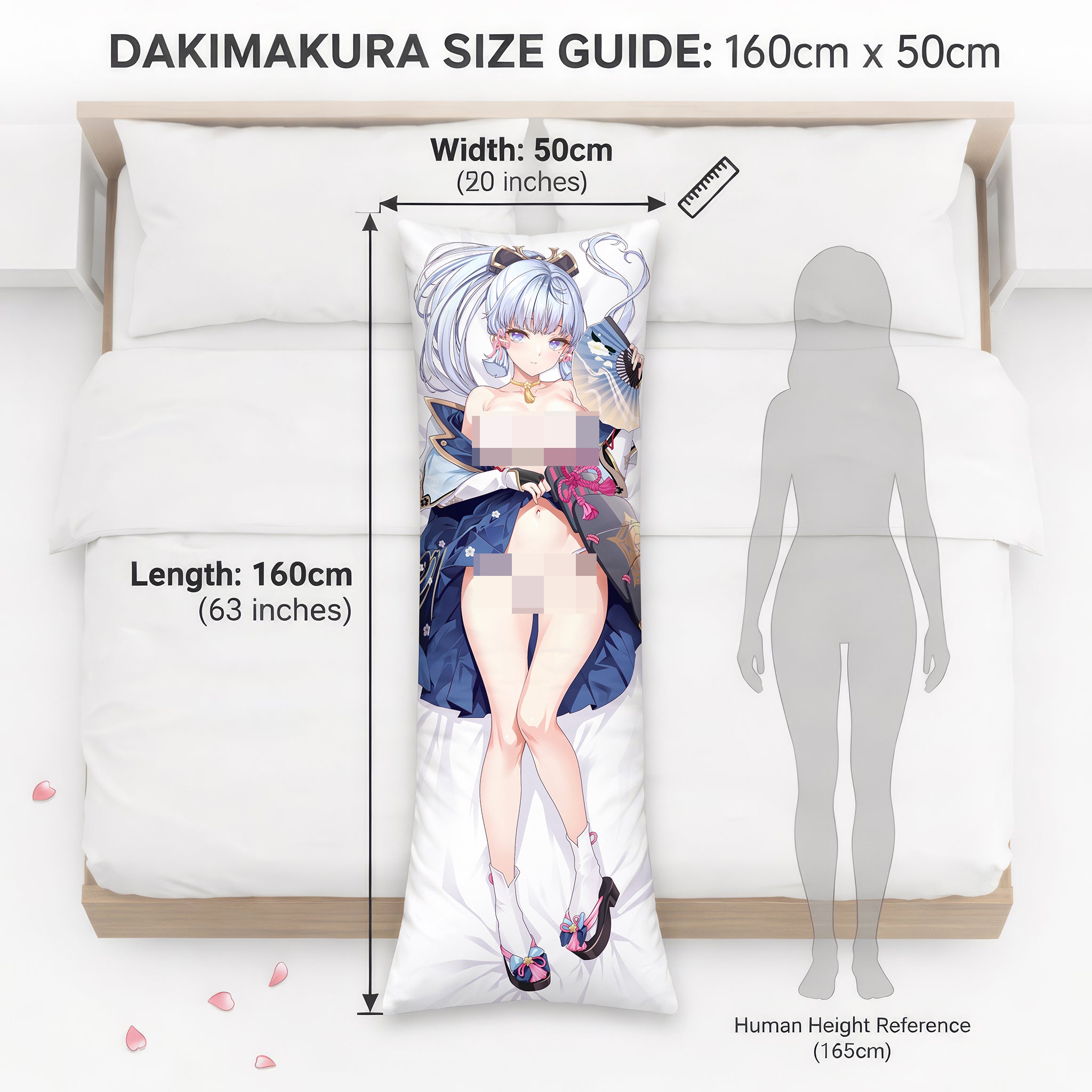 Ayaka Kamisato (Hime Samurai Ver.) - AnimePillow Fan-Art Edition